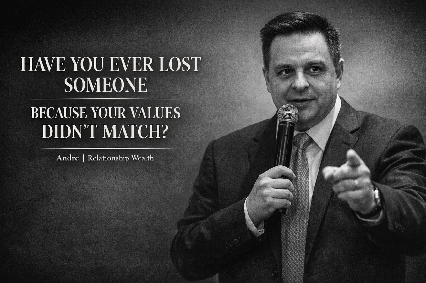 Have you ever trusted someone, helped them grow, and watched the relationship fall apart?
Not because of money. Not because of distance. But because deep down, you valued different things.
Years ago, I introduced a close friend to my business. I coached him. Supported him. Helped him succeed.
But as he rose, the gratitude faded. The loyalty shifted. Then came betrayal.
He began trying to damage my name. Pretending I was never part of his journey.
That is when I learned something I will never forget.
Feelings connect fast. Values connect deep.
I valued loyalty. He valued recognition more than loyalty.
I valued integrity. He valued advantage more than integrity.
When pressure comes, people do not act from feelings. They act from values.
This lesson changed how I choose every person I build with. And it became the foundation of my upcoming book, Relationship Wealth.
The full story is on my blog:
www.andresuccess.com/post/post-values-alignment-relationships
#values #loyalty #integrity #relationships #entrepreneurship #personalgrowth #leadership #businesslessons #mindset #relationshipwealth #trust #alignment #buildingwealth #successmindset #lifelessons