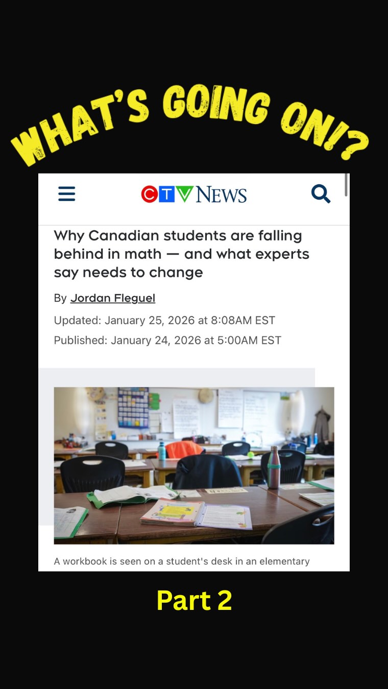 * I am not an expert in the sense that I do not have a Master’s or a PhD, nor do I head up any funded, educational research projects. However, I have been at the front of the class for the past 18 years and have had first hand witness to true, authentic learning in many educational settings: For-profit, and not-for-profit, International Schools, urban and rural public schools, independent, private schools and now, private tutoring. So I may not have a certification to be labelled an “expert,” but my experience tells me I am. And as a self-described expert, to be blunt, I’ve always thought that inquiry based learning in Mathematics is foolish. Only now we’re starting to see the so-called “experts” back it up.
* In my opinion, this is another reason why students in Canada are falling behind in Mathematics. The policies and methodologies that teachers are told to implement fall so far short of logical. It is absolutely true that you have to learn to walk before you can run, but methodologies like inquiry-based learning is like learning the Decathlon before you can even walk.
* Since the age of 5, there hasn’t been a where I haven’t been in a Mathematics class. And you know what???? Each year, I still learn more about numbers and the nuances behind them. The only way I can get to that deeper level of understanding is because:
1. I have a strong background knowledge of numbers and
2. I know how to think about numbers.
* This is what makes Elevated Mathematics so effective. Our tutors will often go back to make sure students understand the basics of the problem they are dealing with as well as the foundational skills required to solve new problems. In addition, we challenge our students to think and problem solve their way through content, empowering them to be successful, independent learners. When it comes to math, effective and aligned guidance is what students need, not blindly walking through an inquiry process.
Follow @elevatedmathematics for great math learning tips!
#mathematics
#mathtutor
#tutor
#learning
#education