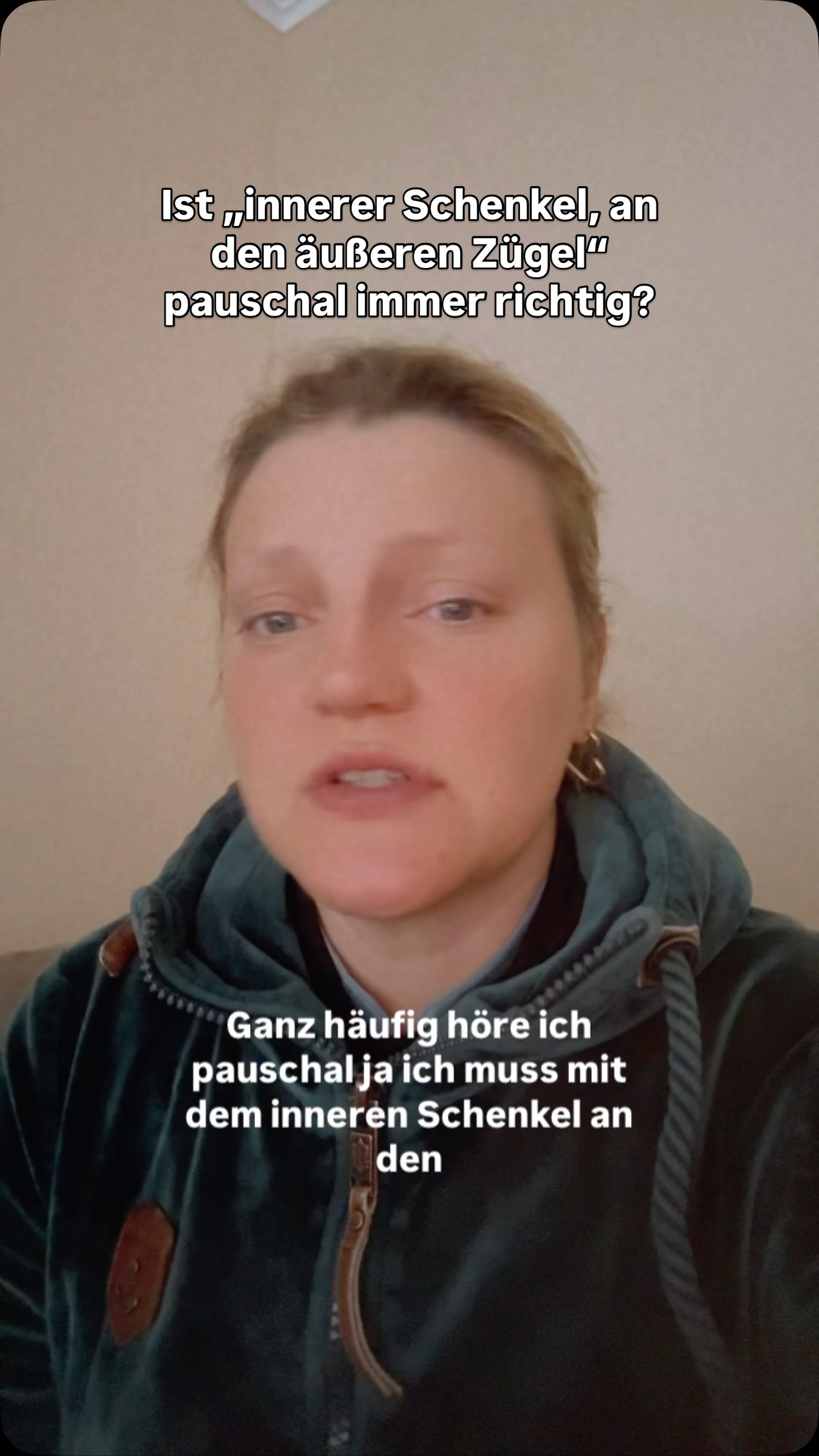 Ist „innerer Schenkel, an den äußeren Zügel“ pauschal immer richtig? Nein! Hört mal rein warum nicht 😉
#reittipps #jarkaluther