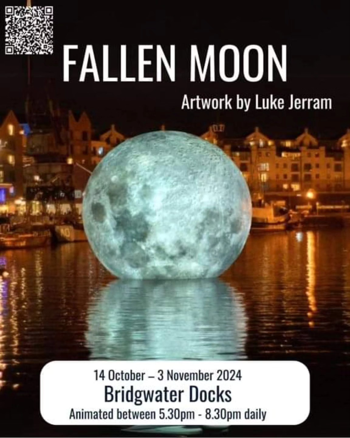 I have been asked to organise a night market in Bridgwater on the evening of the 17th of October to work alongside the amazing Fallen Moon art project in Bridgwater Docks. This date is also the Full Moon.
This is a special launch night by Bridgwater town council which has been well publisced.
Fallen Moon is Luke Jerram’s brand-new touring artwork. Created from NASA data, the sculpture is a giant 10m diameter replica of the Moon, illuminated on the water.
The artwork is 350,000 times smaller than the real Moon with each centimeter of the internally lit sculpture describing 3.5 km of the Moon’s surface.
The installation is a fusion of lunar imagery, moonlight and surround sound composition created by BAFTA award-winning composer Dan Jones. Fallen Moon was inspired by the artist’s hometown of Bristol and noticing the huge tidal variation as he cycled over the Avon Cut to his studio each day.
The cost is just £25 per stall and the timings tbc but likely 5.30pm - 9pm.
Please let me know ASAP if this is of interest.