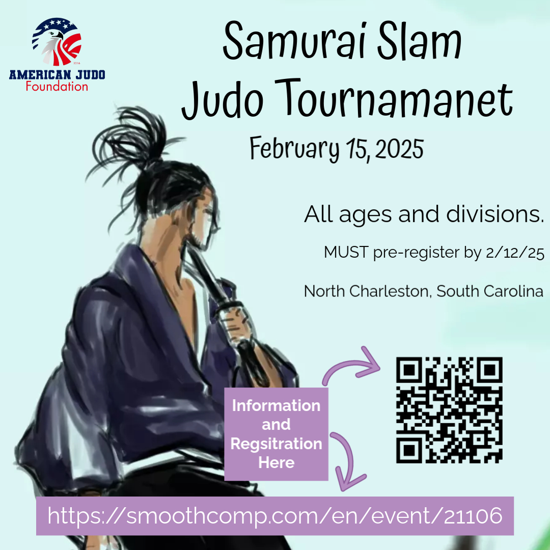 Registration is still open for the Samurai Slam in North Charleston, SC. Register on Smoothcomp.