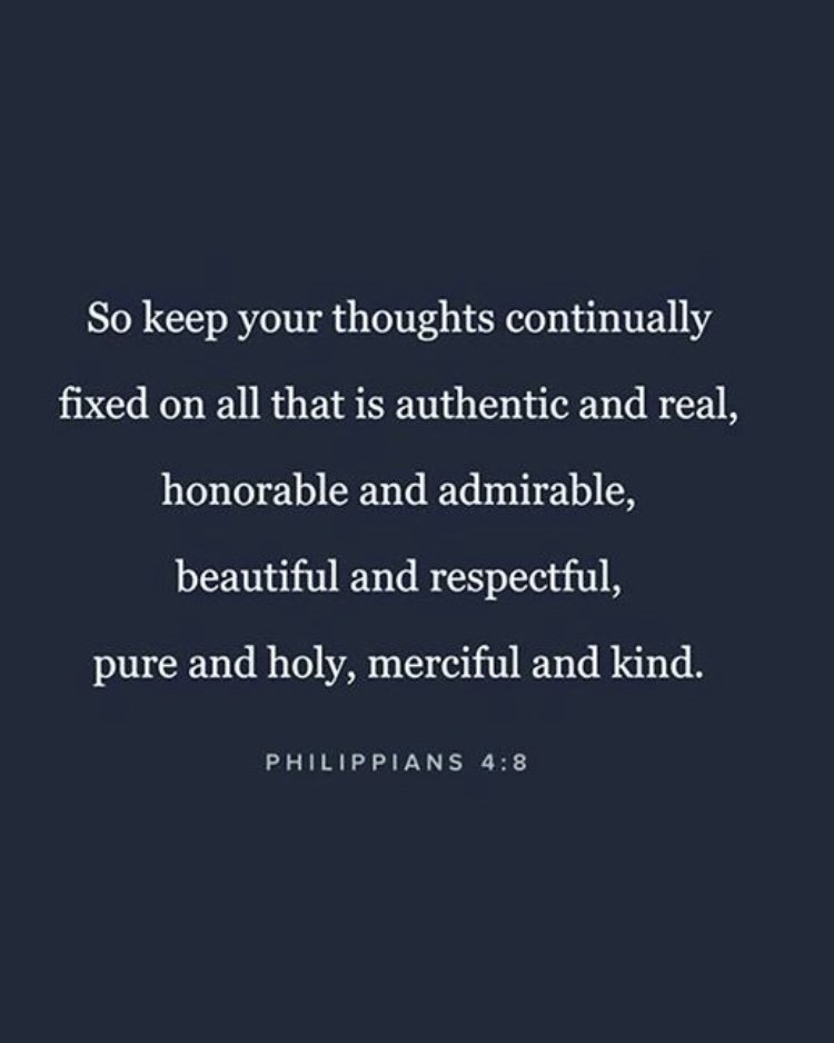 Your thoughts will determine your actions!