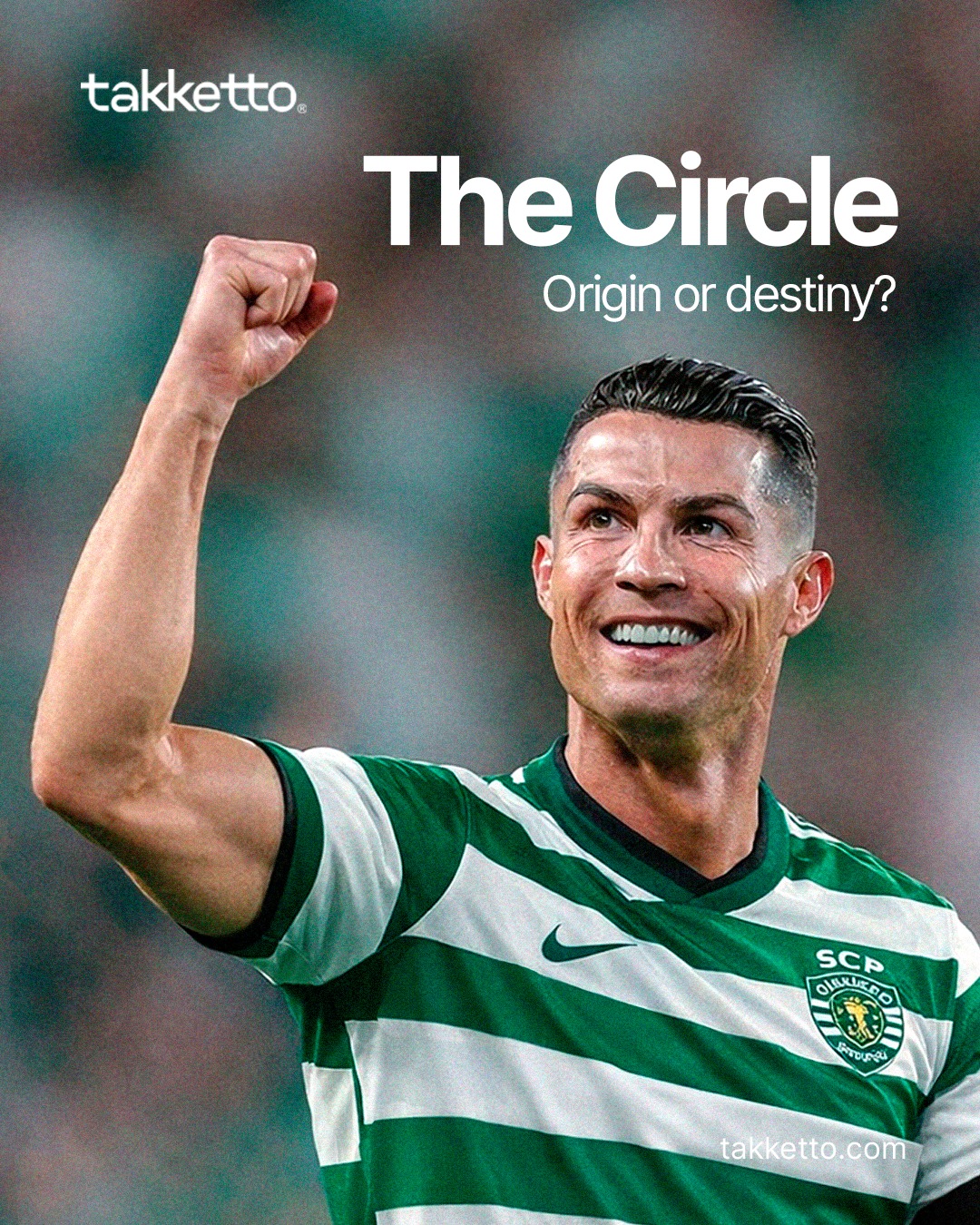 Some careers don’t fade, they change shape.
When the present tightens, football looks back to the origin. And then Sporting appears: not as a “transfer”, but as an idea. A perfect ending… if the world were a fairytale. But football is also contracts, terms, and the board.
At takketto, we’re nostalgic — and we choose to believe. Where do you see Cristiano’s circle closing: Alvalade, Saudi, MLS… or somewhere else?
#takketto_ #cristianoronaldo7 #sportinglisbon