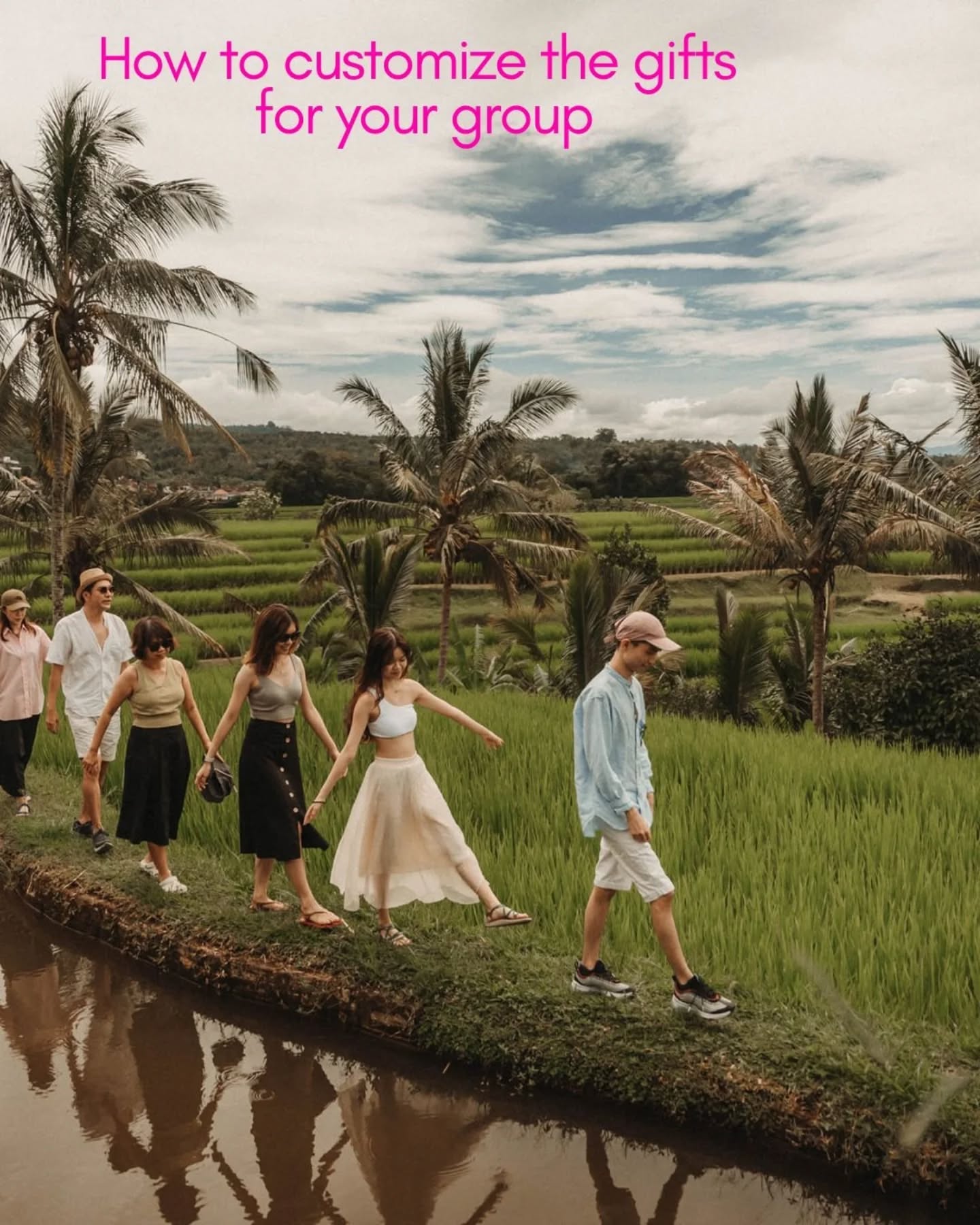 One size never fits all 🤍
That’s why every Bali Gift Bag is thoughtfully customized to match your group, your vibe, and your island experience.
From color palettes to handpicked local products, every detail is designed to feel intentional, warm, and very Bali ✨
Bali group trips • island vibes • wellness retreat • local gift • group trip • tropicalgifts baliinspo
#baligiftbag #balivibes #baliisland #balilife #balitravel