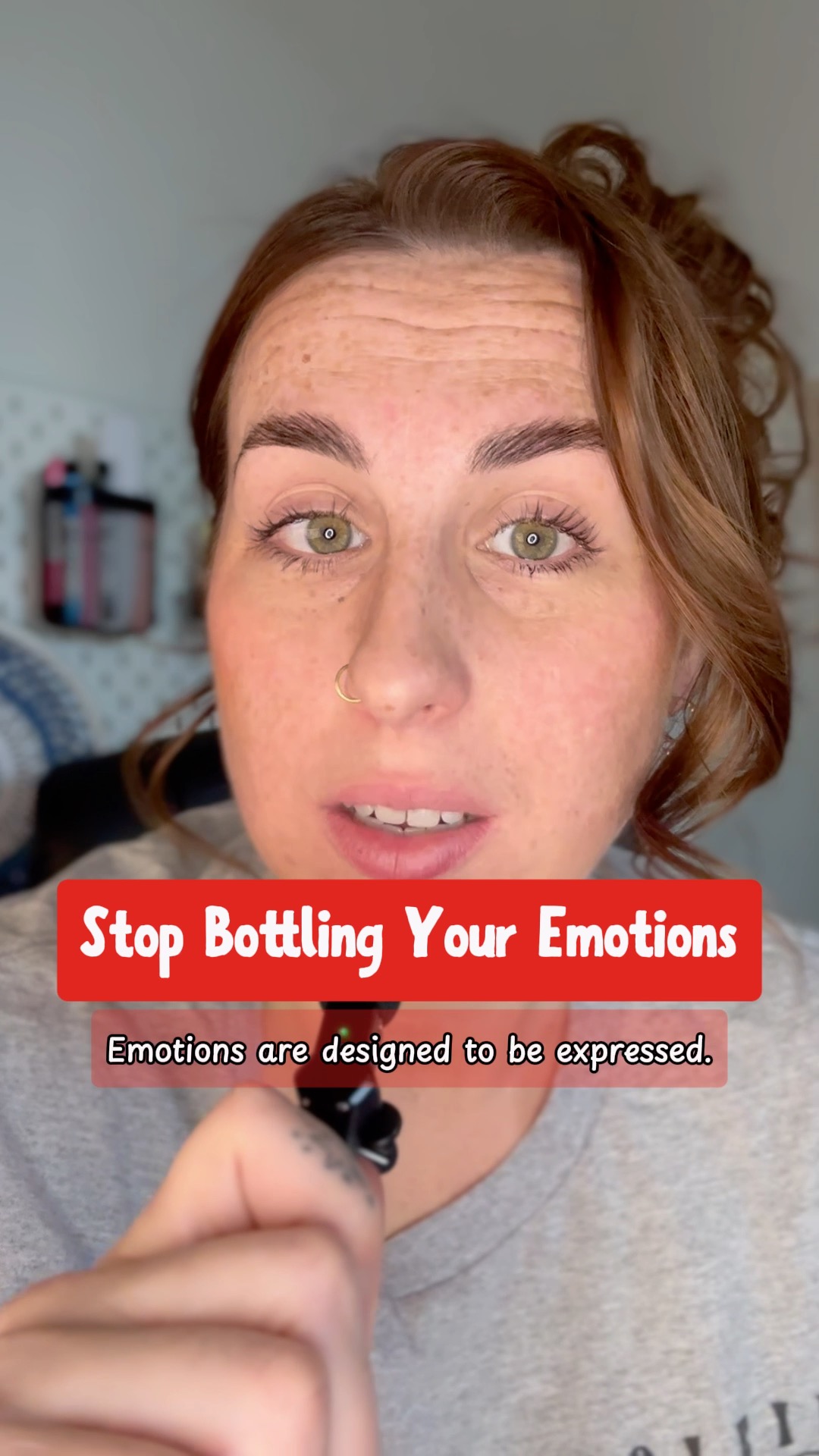 This is how you can safely express your emotions.
Your body is tired of holding onto the feelings you keep to yourself.
There is a safe way to express them:
✍️ Writing it down (bin it, burn it - nobody has to see)
🎨 Painting or creative expression
🗣️ Saying them outloud when you're alone
The point is to get the emotion or feeling outside of your body, comfortably and safely ✨
-
#SomaticTherapy #SomaticRelease #SomaticHealing #TherapyWorks #SelfCare #NervousSystemRegulation