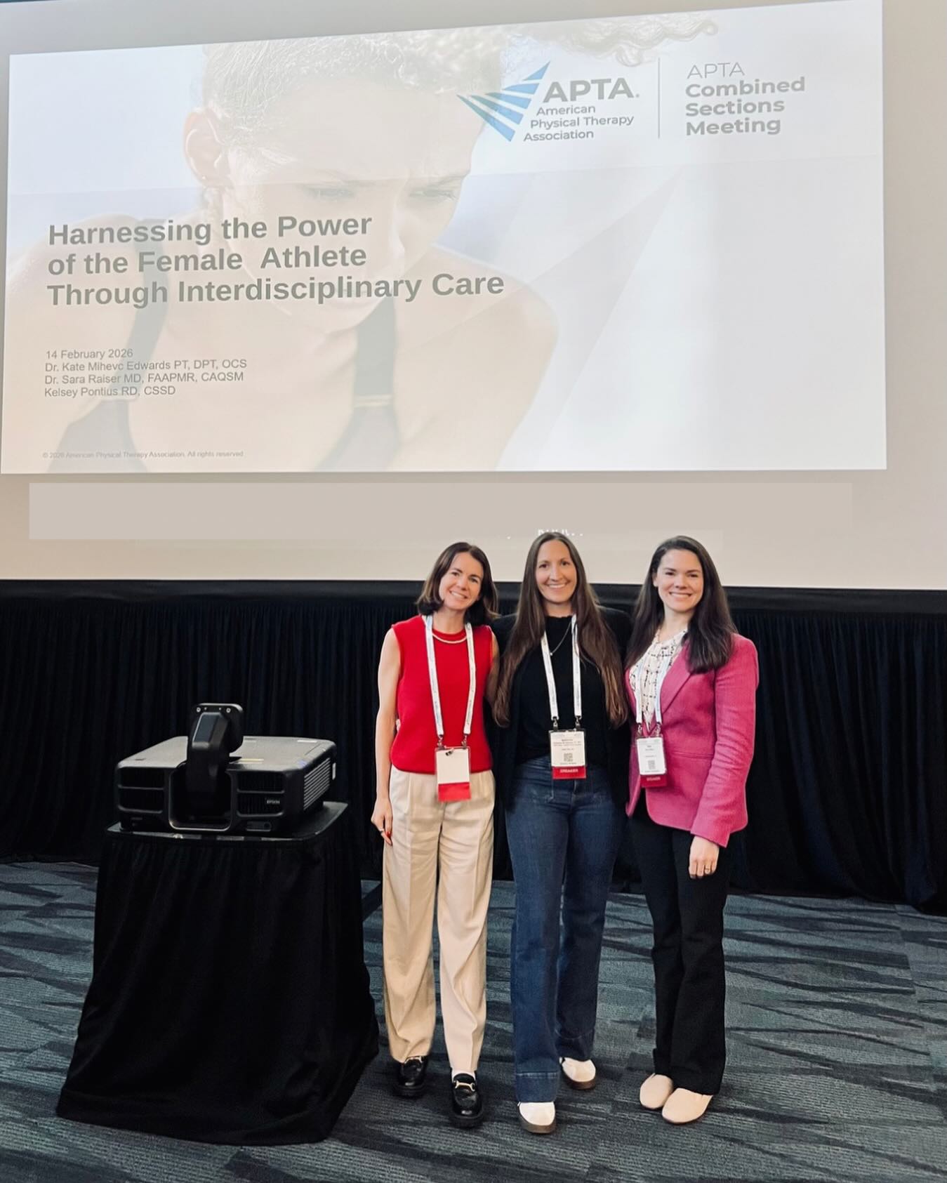 Yesterday I got to spend time with two of my favorite people talking about one of my favorite things - providing better care for athletes (and humans) through the lens of an elite female runner! @official_apta
I talked about:
👟How we also need to focus on the individual in front of us because two athletes could have the very same injury, but the treatment for it could be completely different based on their life, nutrition, stress, and so much more
👟Injuries are multifactorial - they are never just tissue injuries. We must consider mental and emotional health, environment, there in recovery, nutrition, stress, and expectations.
👟Working with an interdisciplinary team can help support athletes reach their goals faster and cut down on fragmented care, confusion and lack of direction
👟 AND of course, we bragged about our Atlanta track club elite interdisciplinary team! Last year 80% of our elite team, PR’d, we had an athlete go to worlds and win a bronze medal and just last week we had a world record. So not only are they healthier but their performance is also improving because they are staying healthier- it’s so much better because of the way we all work together. ❤️❤️
#runningpts #runningmedicine #runatl #running #runningnerds
