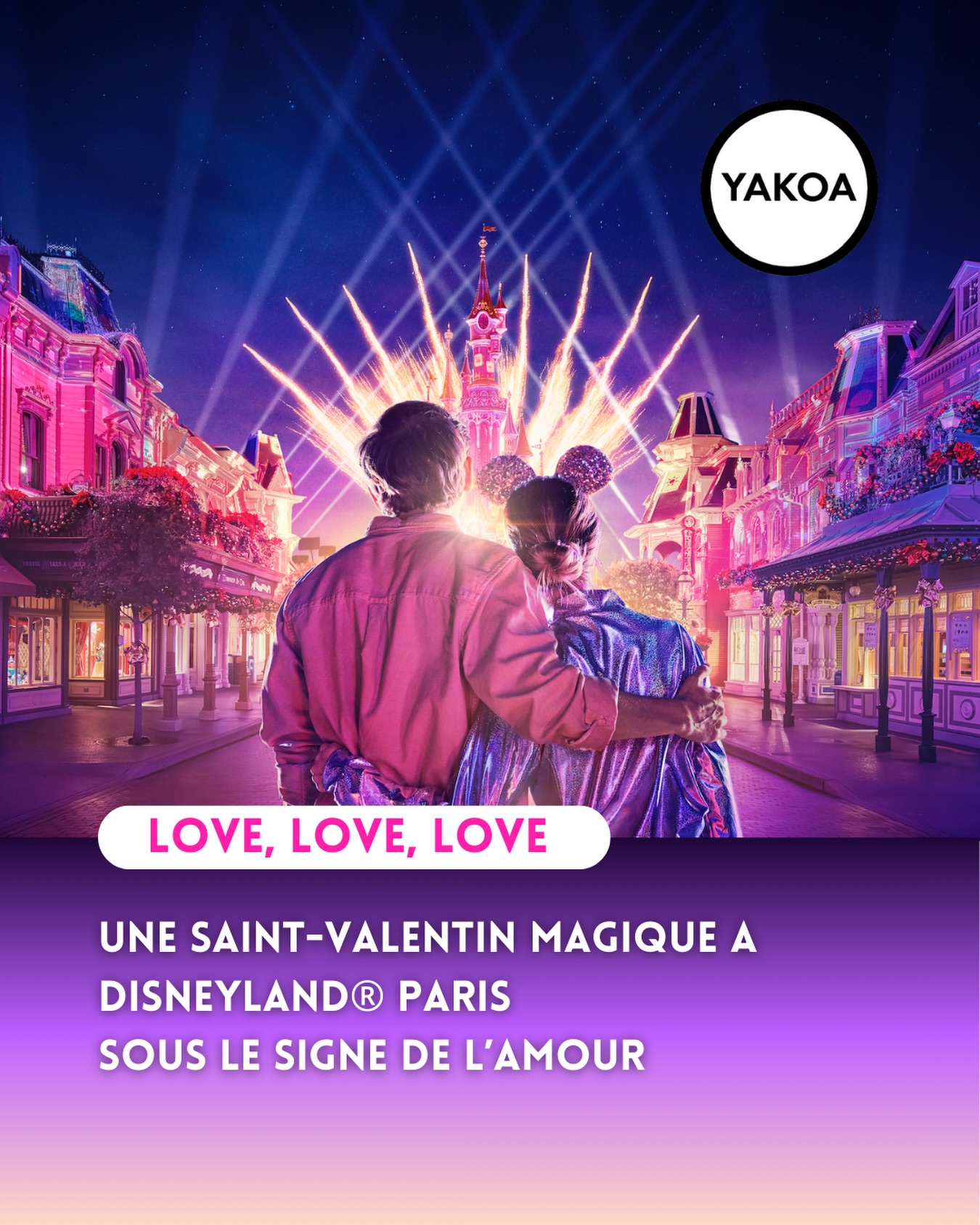 Pour la journée la plus romantique de l’année, pourquoi ne pas vivre quelque chose de vraiment spécial à Disneyland® Paris ? C’est l’endroit parfait pour une Saint-Valentin ❤️ pleine de magie : on partage des sensations dans les attractions mythiques, on s’émerveille devant les spectacles et les parades, puis on prolonge le moment avec un dîner en tête-à-tête ou une nuit dans un Hôtel Disney. Tout est pensé pour créer des souvenirs à deux ❤️❤️.
Et pour une pause détente, direction le Disneyland® Hotel Spa by Clarins. Ce spa propose des soins visage et corps dans une ambiance calme et élégante. Il est ouvert aux clients de l’hôtel comme aux visiteurs, avec des cabines duo idéales pour un moment relaxant en amoureux. ✨
Retrouvez le lien à partir du profil de mon compte pour organiser votre venue sur le parc.
#disneylandparís #saintvalentin❤️ #disneyparis #fetedesamoureux