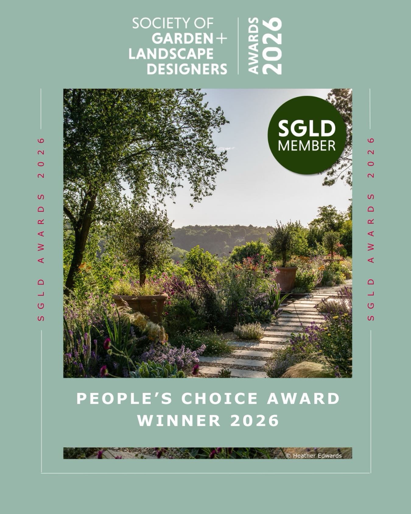 So thrilled to have won The People’s Choice award at the SGLD Awards. Such a privilege amongst so much incredible talent. Thank you to everyone who voted for me I’m elated and humbled by it all. Thank you to Grad Systems for a great night on their table and congratulations to the other designers too. A full house of awards on our table! #SGLDAwards #SGLDAwards2026 gardendesigner gardendesignawards #gradsystem #fiboylegardendesign #winner