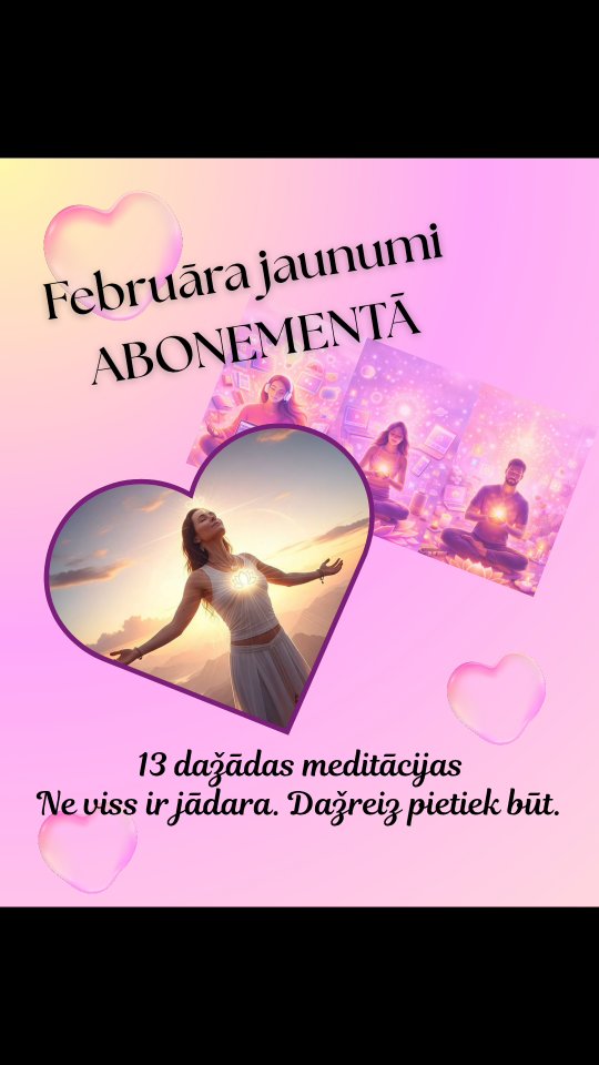 Mīlestība klusumā. Atgriešanās pie sevis.
Ne viss ir jādara, lai justos labāk.
Dažreiz pietiek apstāties.
Ieelpot.
Sajust.
Un ļaut sev vienkārši būt.
VIDUU abonementā meditācijas nav par sevis labošu.
Tās ir par atgriešanos pie sevis —
mierā, elpā un klātbūtnē.
Šobrīd pieejami:
• Mairas Gūtmanes meditāciju komplekss
• Betijas Voldiņas “Meditāciju vakari”
🌙 Meditācijas, kas atbalsta
🌿 Mācības savā ritmā
Saite IG profilā BIO
🔗 www.teviduu.com