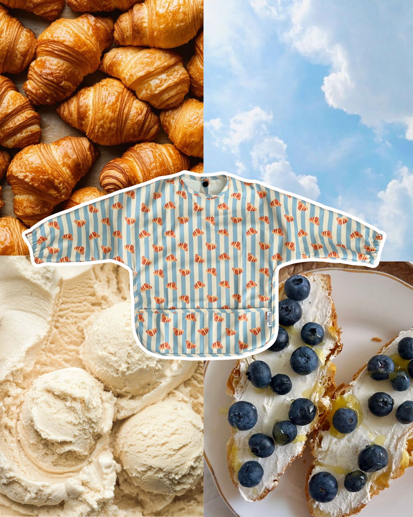 🥐🎀
Croissant and Strawberry Kisses bibs are BACK! 💌
Which is your favourite?
(Our waterproof coverall bibs are suitable for little ones aged 6 months to 2.5 years 🫶)
.
.
. #bibs #coverallbib #weaning #wean