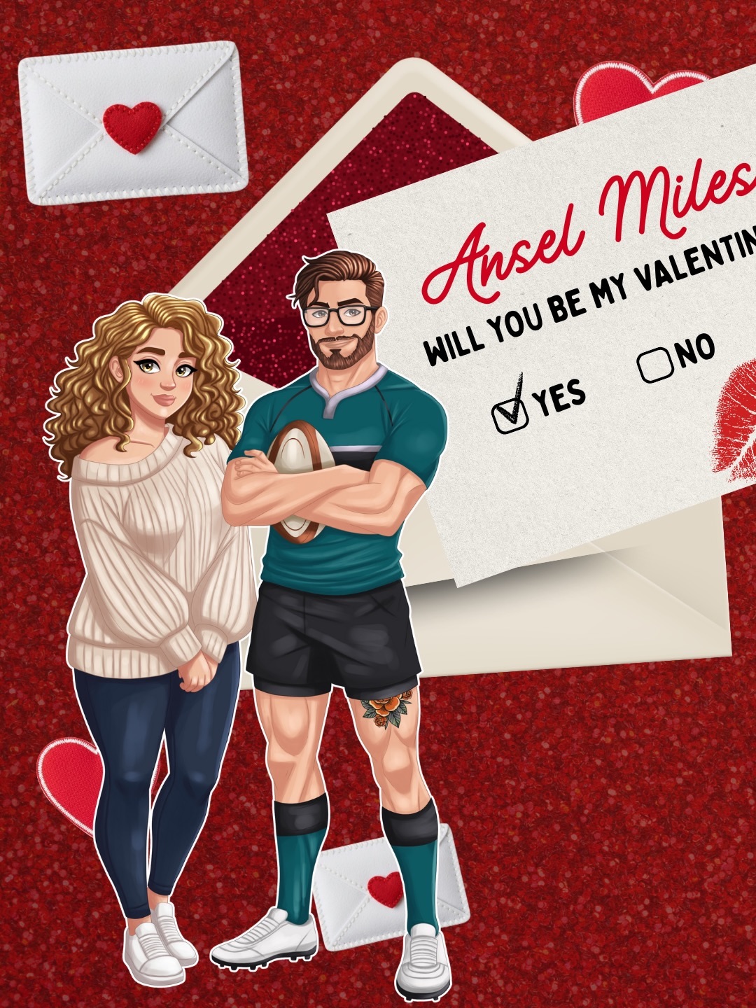 You know that sweet Elodie would absolutely ask Ansel to be her Valentine 💌 💕💕 And she’s probably enlist Ansel’s little girl for some homemade cards!!
Tell me the last time you made a Valentine card!!
#rugbyromance #valeriepepper #valentinescards
Single dad nanny romance, single parent romance, tattooed MMC, forced proximity, sports romance books