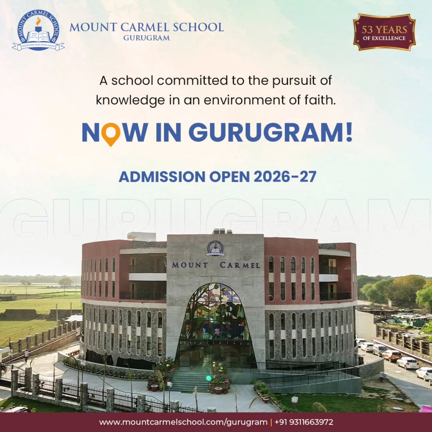 Admissions for the academic session 2026–27 are now open. Become a part of an institution where excellence is not just achieved, but lived every day.
#MountCarmelSchool #MountCarmelGurugram #AdmissionsOpen2026