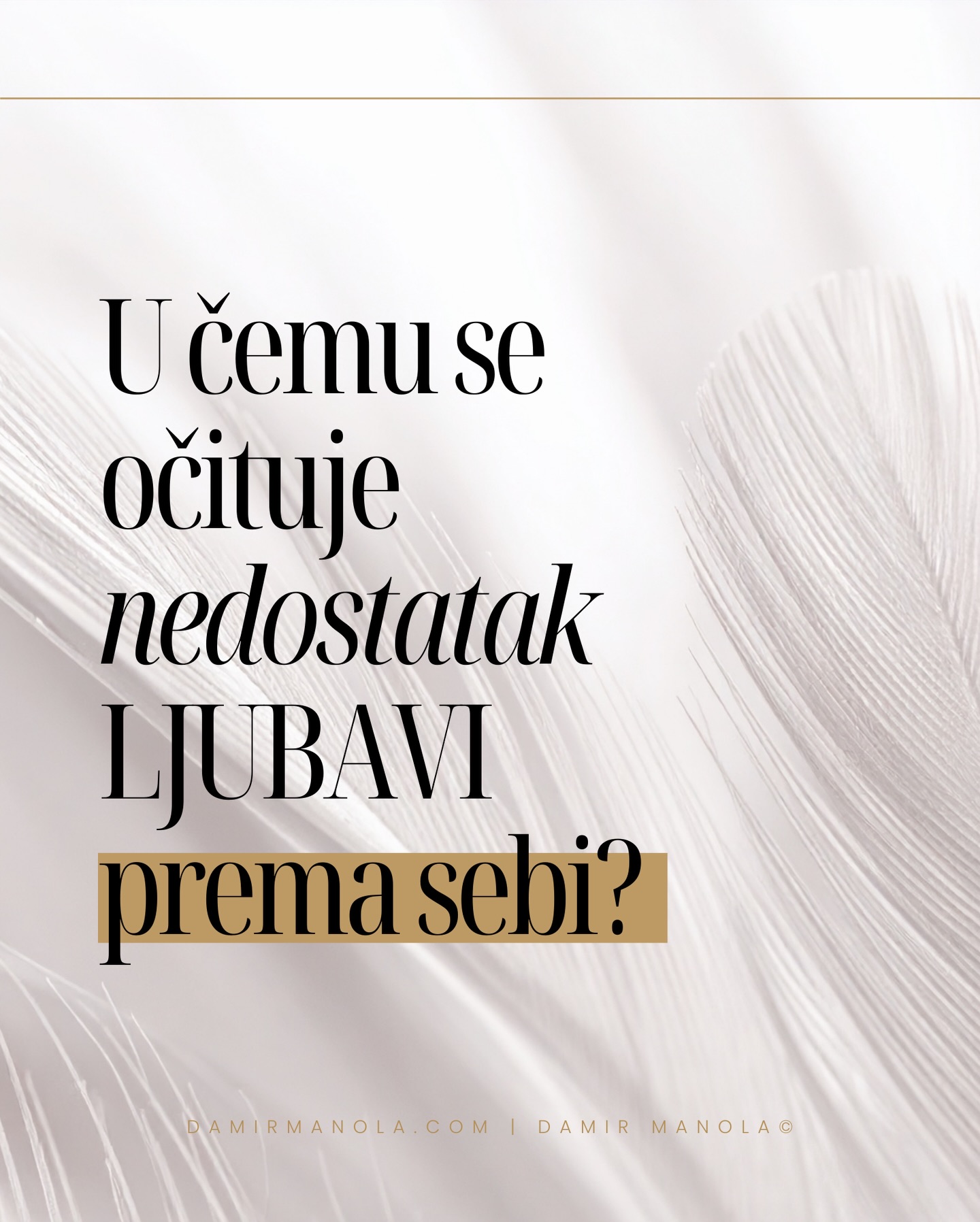 U radu s ljudima godinama susrećem iste obrasce. I ono što je zanimljivo, rijetko tko dolazi i kaže: „Nemam ljubavi prema sebi.“ Ljudi dolaze umorni, nezadovoljni odnosima, osjećajem praznine... A ispod svega toga često pronađemo isti korijen.
Kod mnogih žena s kojima radim primjećujem snažan obrazac stavljanja drugih ispred sebe. Brinu o svima. Preuzimaju odgovornost za tuđe emocije. U obitelji su oslonac, na poslu pouzdane, u odnosima strpljive. Kad ih pitam: „A gdje ste vi u svemu tome?“ nastane tišina. S vremenom se pojavi iscrpljenost. Tijelo počne reagirati – nesanica, napetost, hormonalni disbalansi, kronični umor. Ali unutarnji glas govori: „Moram izdržati.“
Kod muškaraca se nedostatak ljubavi prema sebi često skriva iza postignuća. Vanjski uspjeh, kontrola, snaga…Ali iznutra stalna potreba da se dokažu. Vrijednost se mjeri rezultatima. Mir ovisi o uspjehu.
I kod jednih i kod drugih često se ponavlja obrazac izbora partnera. Emocionalno nedostupne osobe. Odnosi u kojima se daje više nego što se prima. Pokušaj da se kroz drugoga dobije potvrda: „Vrijedim.“
U podlozi svih tih obrazaca nalazi se duboko uvjerenje da vrijednost treba zaslužiti.Da ljubav dolazi tek kad postanete bolja verzija sebe. Da ćete tek tada imati pravo na mir. U radu s takvim ljudima, zapravo najvažniji trenutak je onaj kada osoba može čuti kada joj objasnim što je zapravo u suštini toga, ali uistinu čuti i prihvatiti. Kada to ne čuje kao napad na sebe, nego kada to može prihvatiti kao kao istinu o tome kako je naučila preživljavati. Jer ti obrasci nekada su imali svrhu. Pomogli su vam da se prilagodite, da budete prihvaćeni, da opstajete. Ali danas vas više ne štite… iscrpljuju vas.
Ljubav prema sebi u praksi znači nešto vrlo konkretno: postaviti granicu bez osjećaja krivnje, reći „dosta“ kada tijelo traži odmor, birati odnos u kojem ste ravnopravni, prestati dokazivati svoju vrijednost. To je proces, ali svaki put kada izaberete sebe bez napada na druge, vi gradite novi temelj. I upravo tu počinje promjena.
#ljubavpremasebi #osobnirazvoj #radnasebi