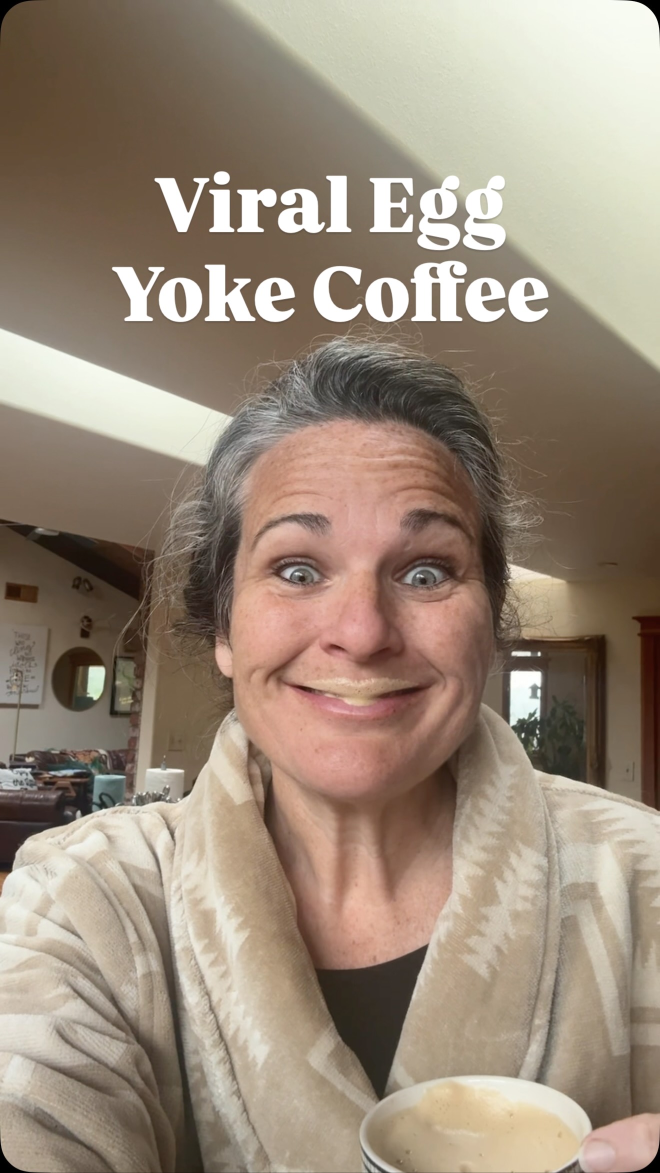 ShingleTucky ❄️ Snowday
Here we are showing up early morning real life. Felt like a delicious little experiment before diving into the day.
Tried the viral egg coffee and I hate to admit it… it’s actually amazing.
Also coming to you in real life because social media is usually about the highlights + being put together… well that’s just not me. Pendleton robe, squinty eye, hair trying to navigate middle-age hormones, and humidity😳
At this point I should probably just call @pendletonwm and see if they need a brand rep that is real life country. I’m clearly committed. Or maybe @pendletonwhisky would be more fitting ☕️😂