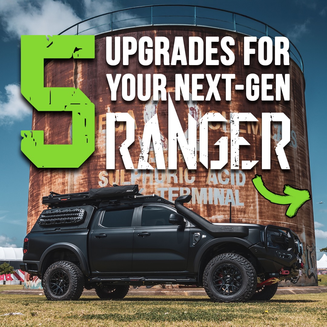 Just picked up a Next-Gen Ranger and not sure where to start? These are the 5 mods we’d consider first.
Bull Bar – protect your investment and mount other accessories like a winch, spotlights or UHF.
Suspension – better clearance and ride off-road. More stability if you’re towing.
Bash plates – gives you peace of mind off-road to “send it!”
Long-Range Fuel Tank – go further without stopping, great when towing or planning on remote touring.
Loadlid or Canopy – everyone needs somewhere dry and secure to organise and store all their gear.
What’s the first mod you’d drop on your Ranger? 👇
#nextgenranger #rangerraptor #fordaustralia #fordrangerwildtrak