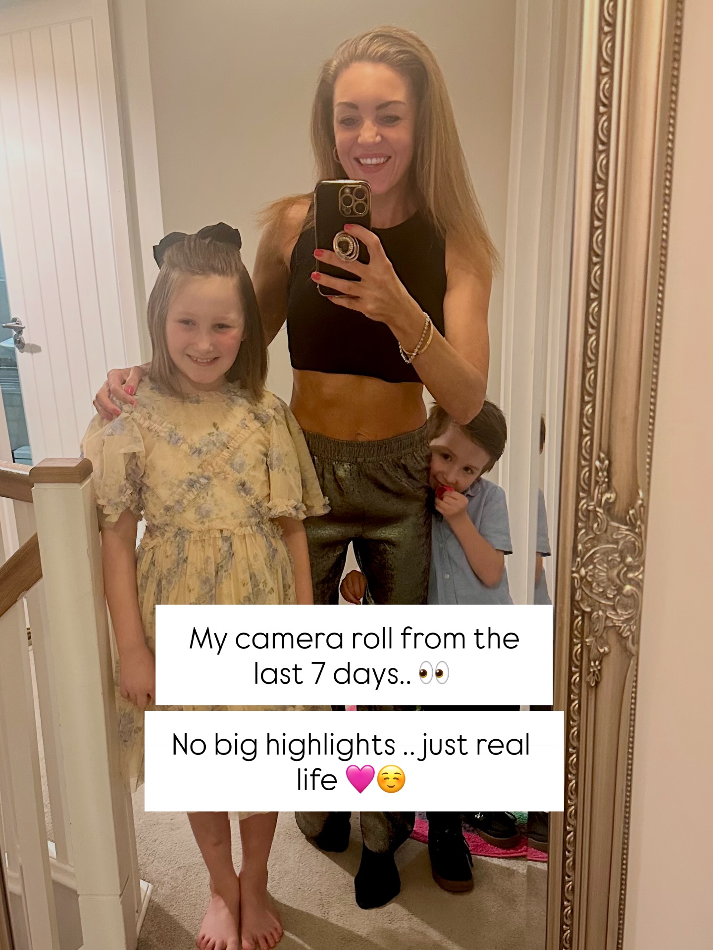 A little peek at a very standard week in my world 🌍
No big events - just motherhood, work and showing up 💫
Keeping on top of my basic non negotiables means everything kind of falls into place - sleep or not - poorly kids or not - I’ll get that daily workout in and keep on top of my food best I can 👌
You ladies have been amazing too 🥲 Supporting me as always and I’ve absolutely been thriving off hearing about your wins and it’s only week 1 of the month 🥳
No pressure, no guilt, no worries if things don’t go according to plan … just show up as your best ladies and then we move on 😅
Here’s to a fresh new week ✨ (& hopefully no more illness 🤞!)
#motherhoodjourney #parenting #katesmumfitclub legsbumsandbubbas mumssupportingmums