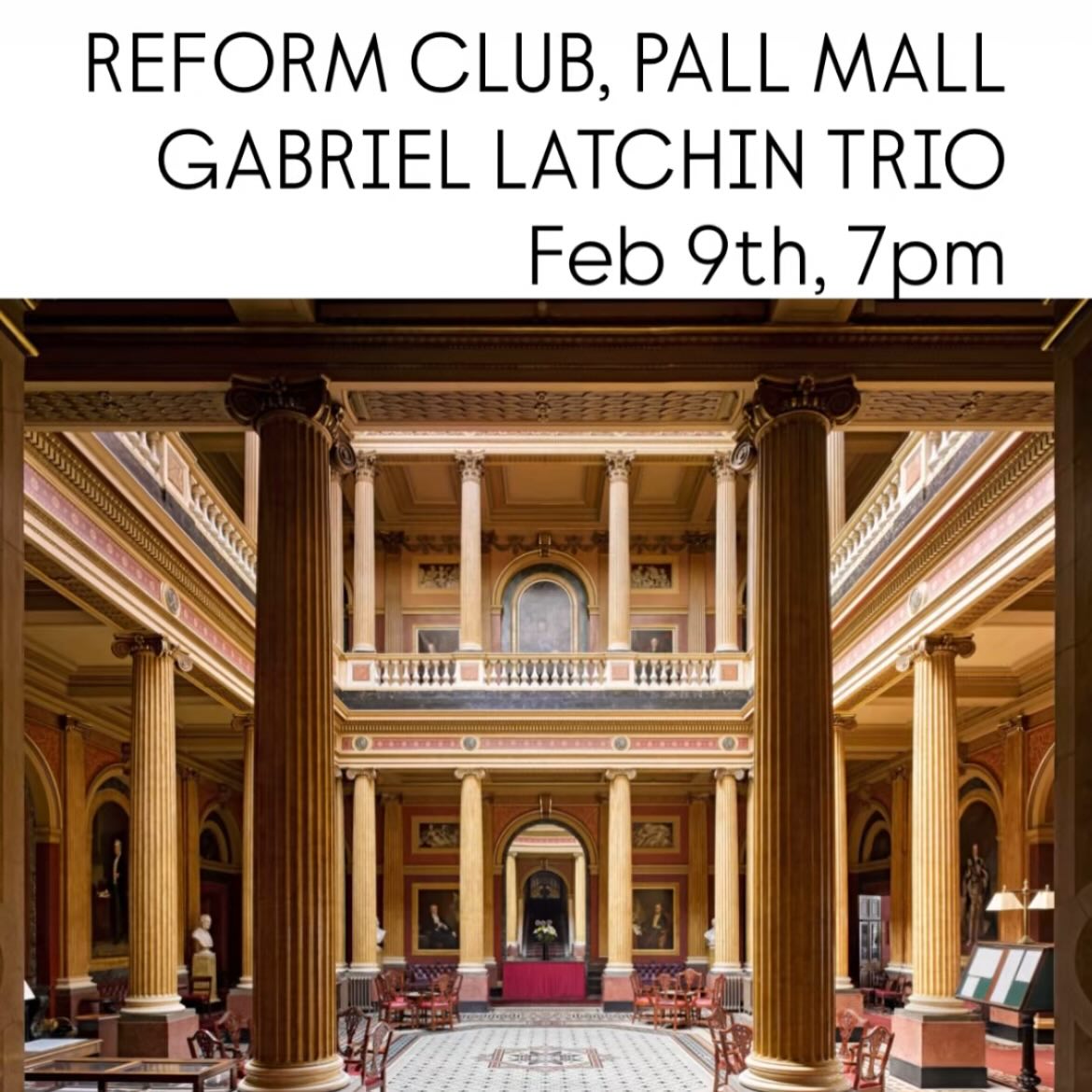 Looking forward to playing at the Reform Club tonight with the incredible Jeremy Brown and @joshmorrisondrums
#pianotrio #jazzpiano #londonjazz