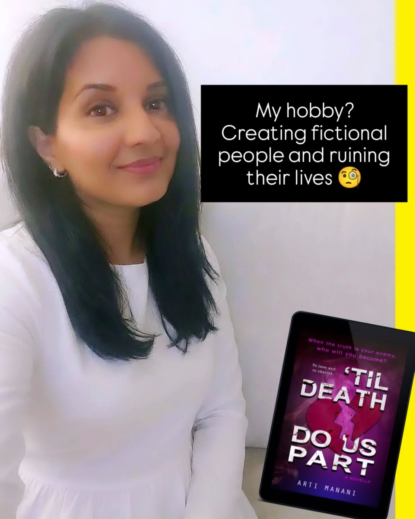 🚩What's my hobby? I guess it's creating fictional people, ruining their lives... Then smiling about it later 🧐
Is this book morally questionable? Probably.
But you all keep turning the pages, so… here we are.
And now it's on KU and ready to ruin more readers 🤭
💔🖤