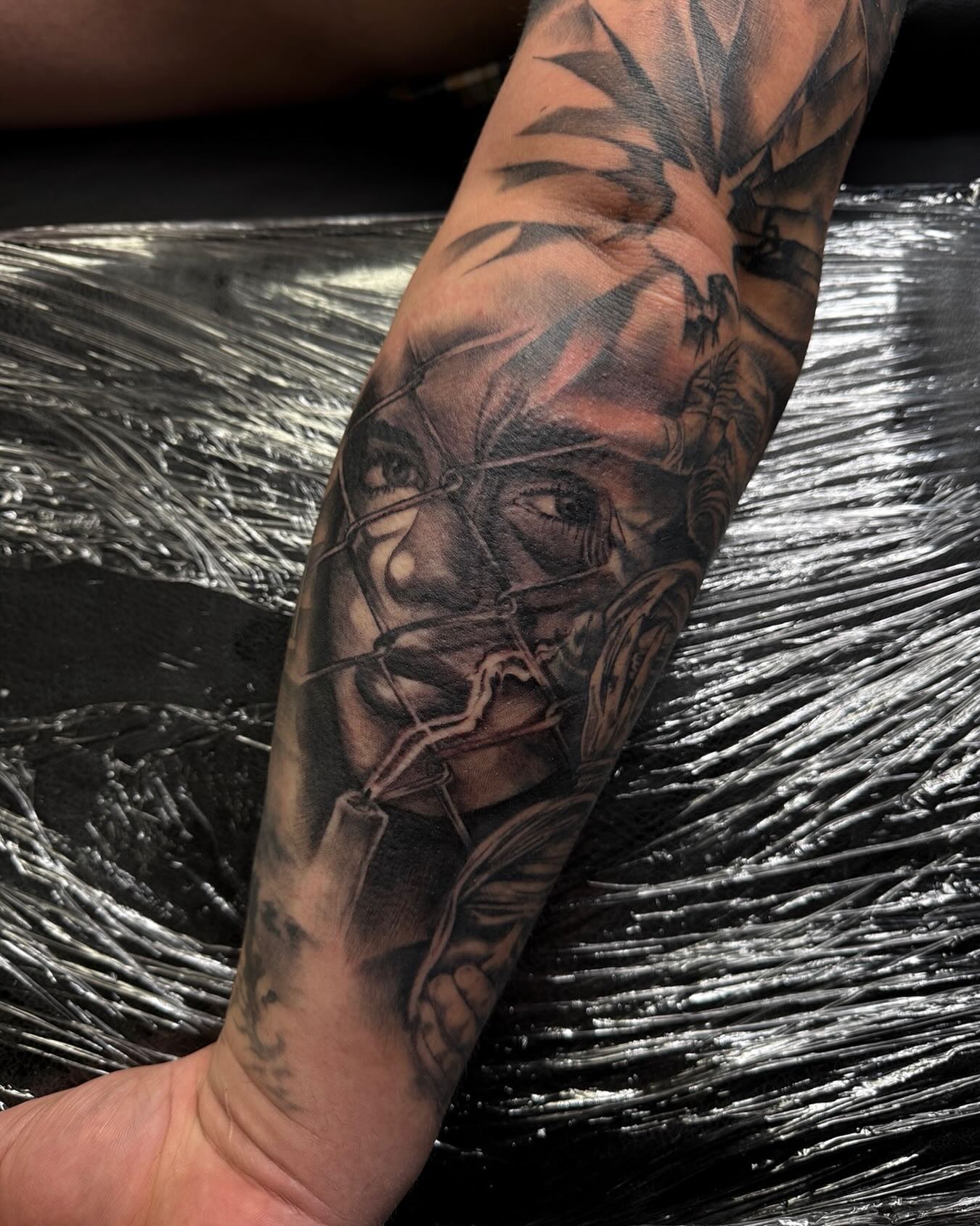 Ty Higgins is booking some original works at special rates. Dm @tyhigginstattoo or click the link our bio to schedule a consultation. Bring your original idea and let him work his magic. #custom #blackandgray #tattoo #todayisyourluckyday #nashville