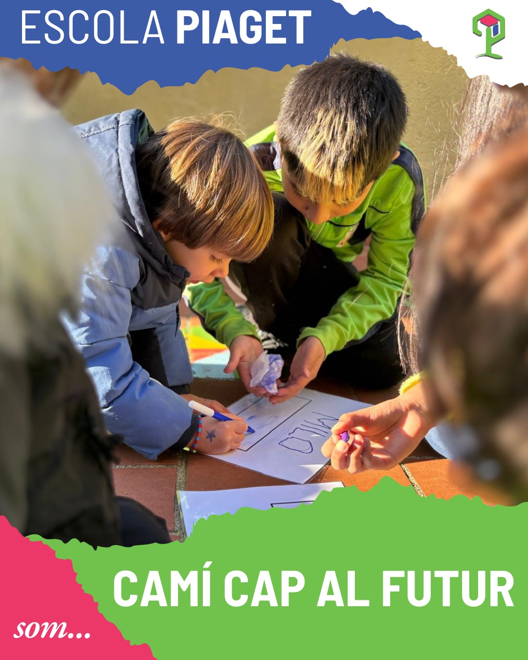 SOM CAMI CAP AL FUTUR
💚💚💚
I3 gaudeix amb els seus padrins/es practicant lletres al pati!
💚💚💚
#EsperitPiaget
#PassioPerlEscola
#SomEscola
#ElCarmel