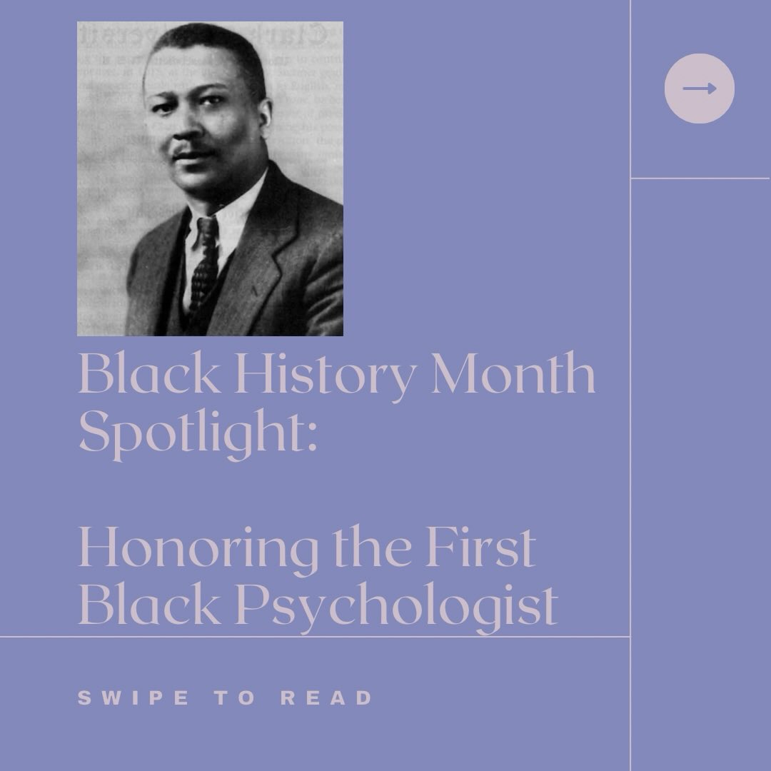 As we honor Black History Month, we also honor the legacy of those who paved the way for inclusive, ethical, and compassionate mental health care. Dr. Sumner’s work reminds us that representation matters—and that healing must be rooted in understanding the full human experience.
We stand on the shoulders of pioneers like Dr. Francis Cecil Sumner as we continue working toward equity, access, and culturally informed care in mental health.