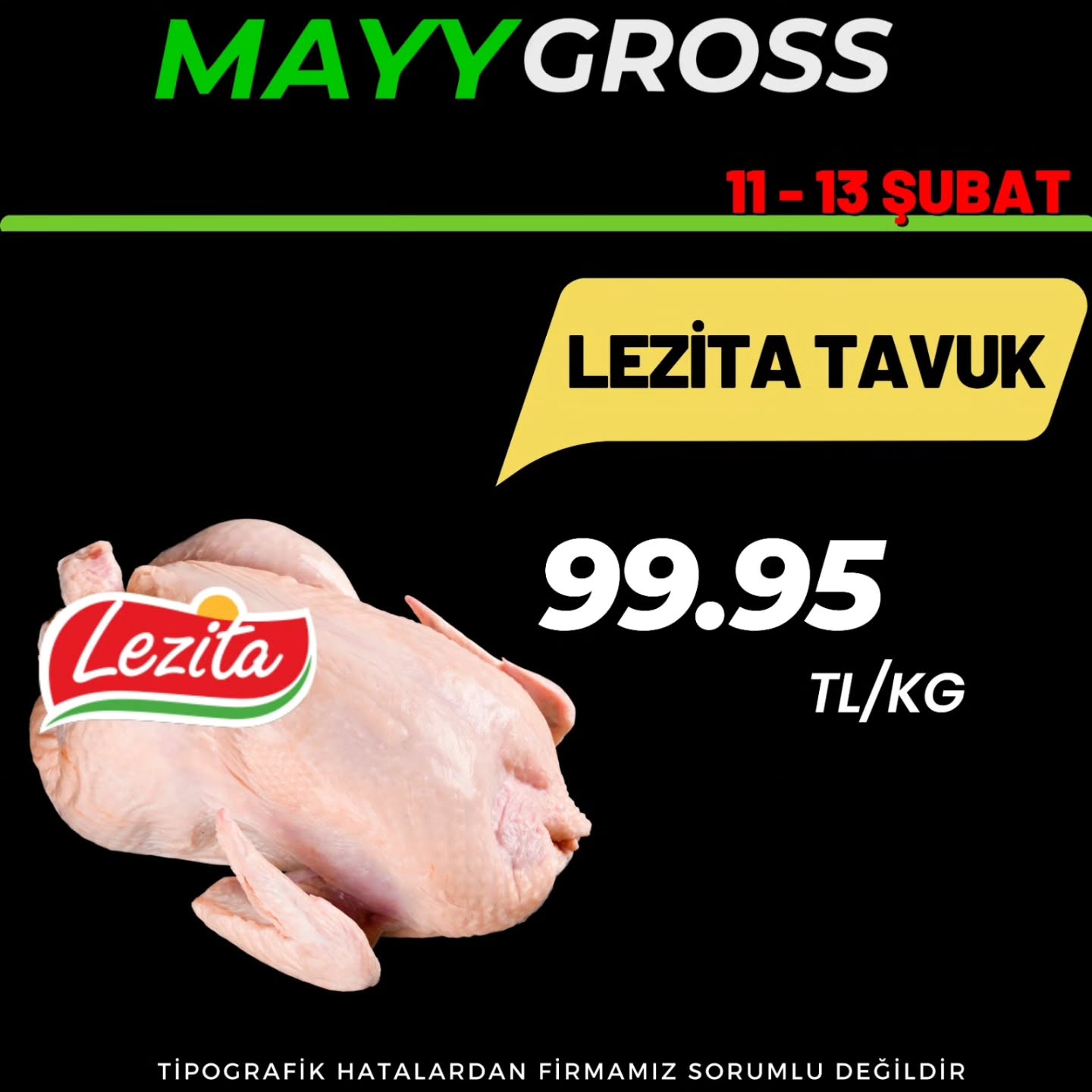 “11-13 ŞUBAT 2026 kampanyamız kapsamında kalite ve uygun fiyat bir arada. Mayy Gross’a davetlisiniz.”#kırşehir #kaman #manav #mucur#takipci