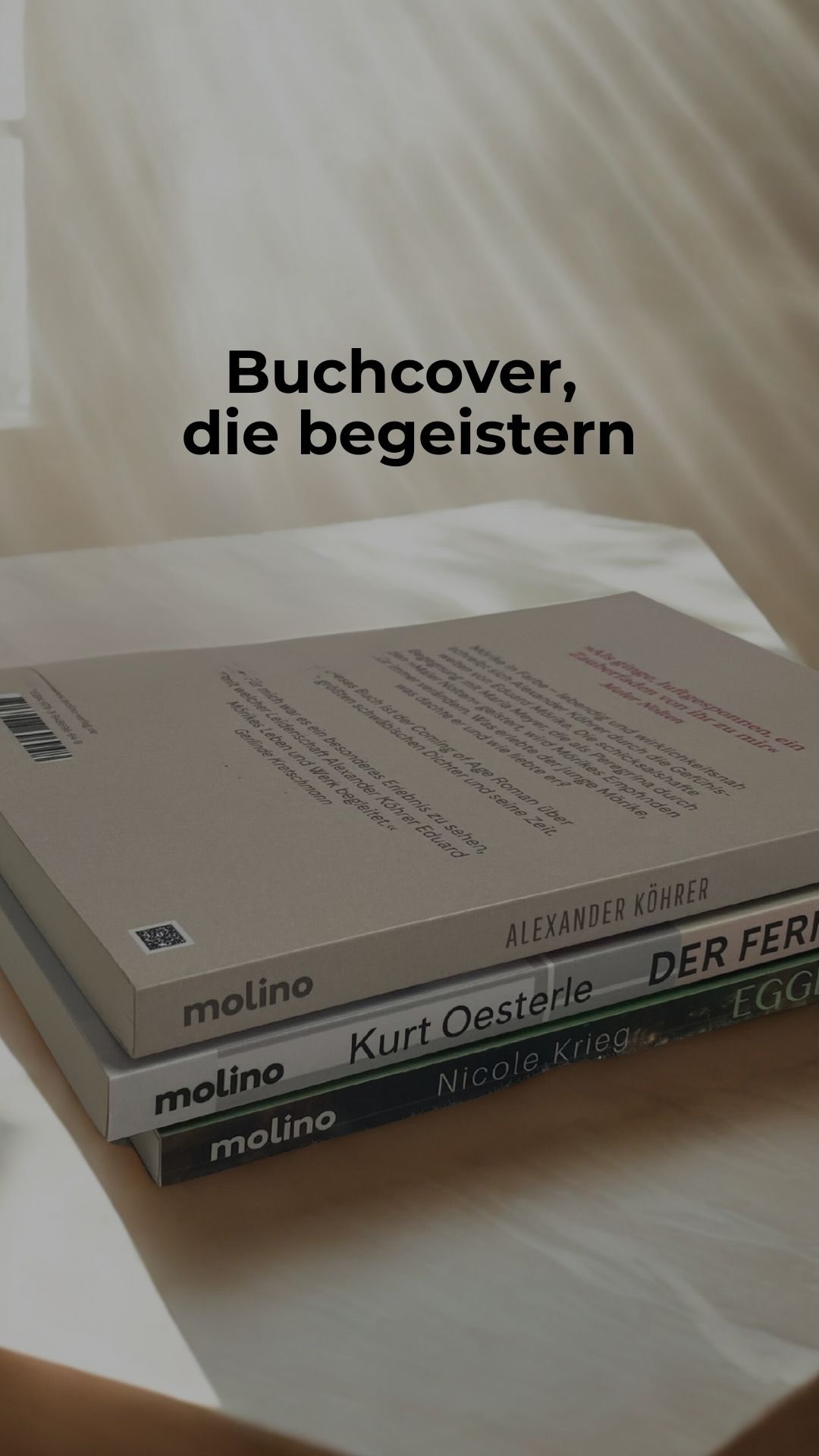 Don’t judge a book by its cover…
aber manchmal darf man. 😉
#molino #verlag #bücher #cover #aesthetic