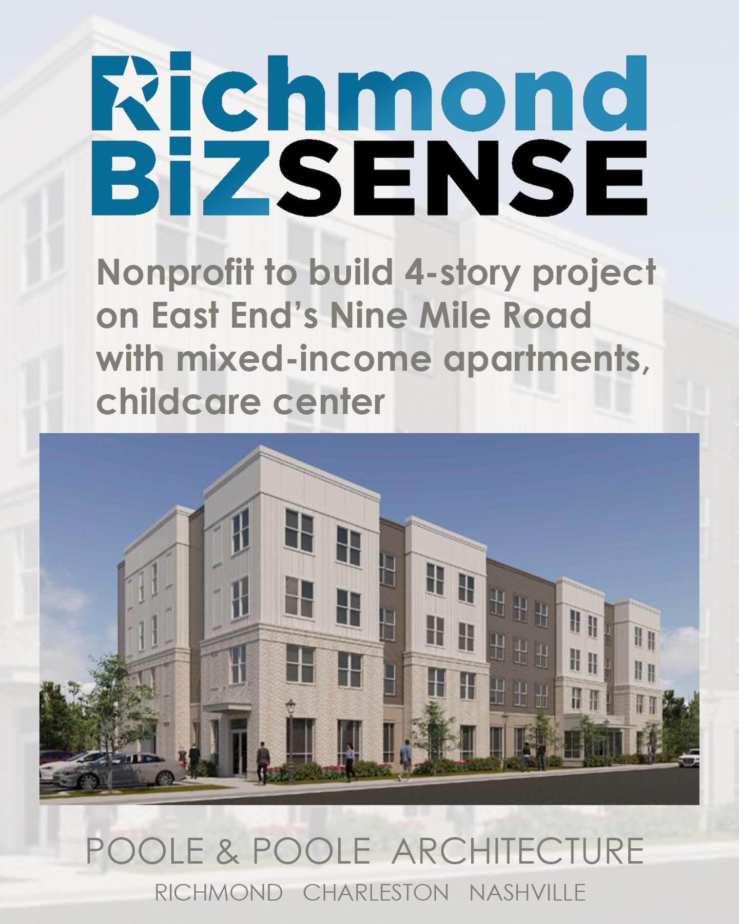Proud to share a first look at our latest project on Nine Mile Road — a 4-story, mixed-income community designed to bring housing, childcare, and neighborhood-serving space together under one roof. Thoughtfully planned for the East End and the families who call it home. Read more about the vision and what’s ahead.
https://richmondbizsense.com/2026/02/11/nonprofit-to-build-4-story-project-on-east-ends-nine-mile-road-with-mixed-income-apartments-childcare-center/