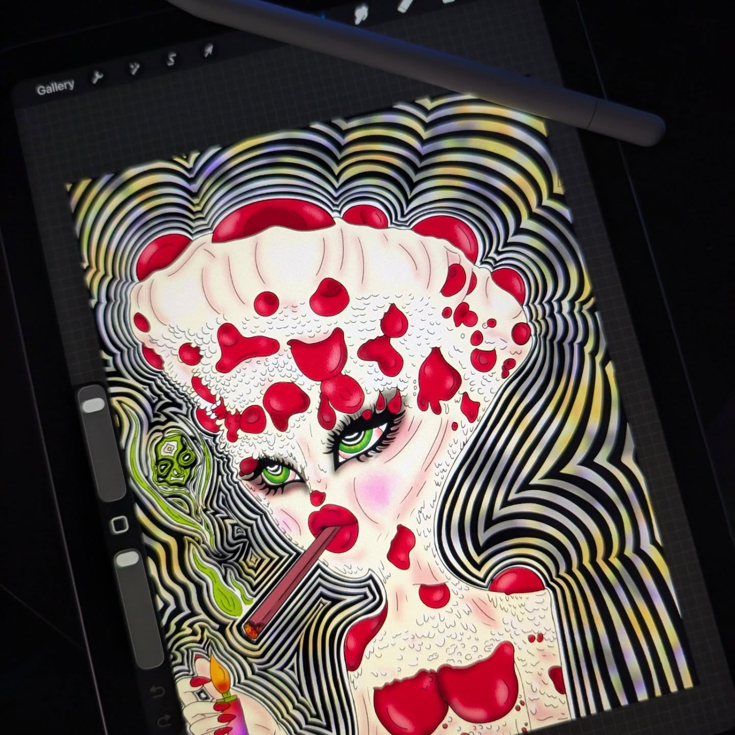 Happy Funguary
I attached the Funguary prompts I'm using and the reference photo I used to create this bleeding tooth baddie 🫶✨🫣
@feefal #funguary #funguary2026