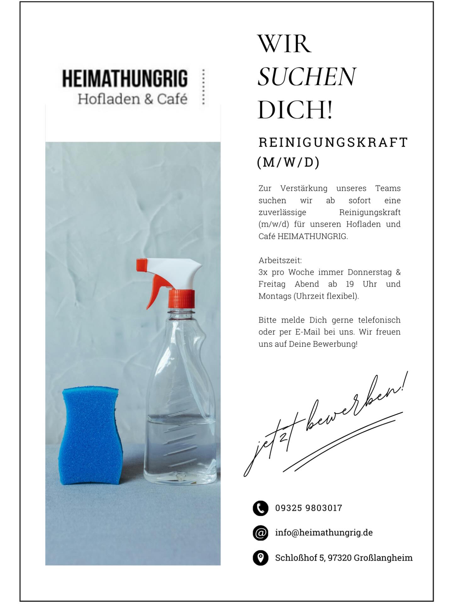 Wir freuen uns auf eure Bewerbungen!