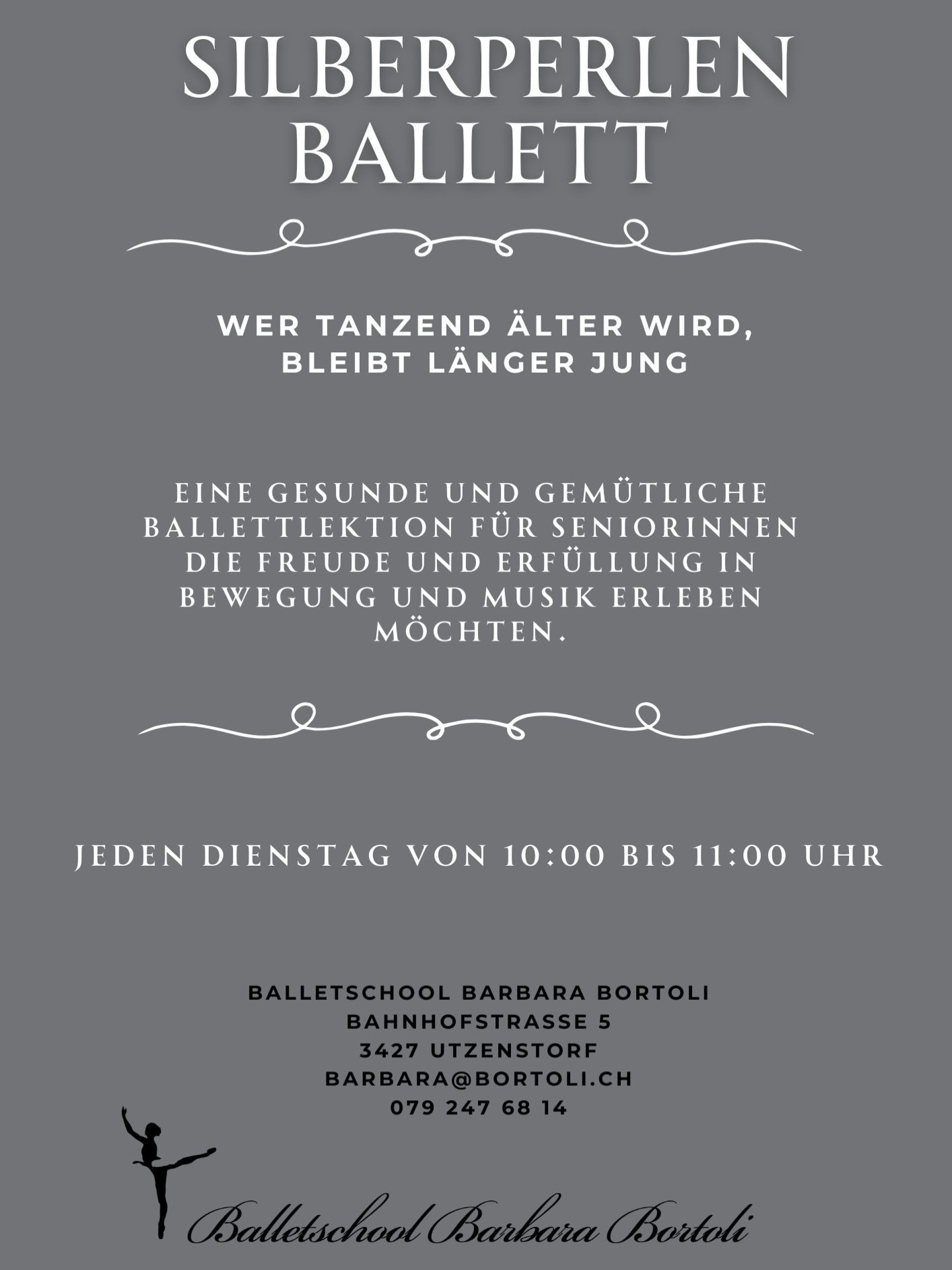 …und auch seit 2018 tanzen die Silberperlen mit Freude & Eleganz, denn Tanzen kennt kein Alter🤍
Mutig sein lohnt sich💕Schnupperstunde dürfen jederzeit besucht werden🩰
#silberperlen #ballet #senioren #utzenstorf #balletschoolbarbarabortoli