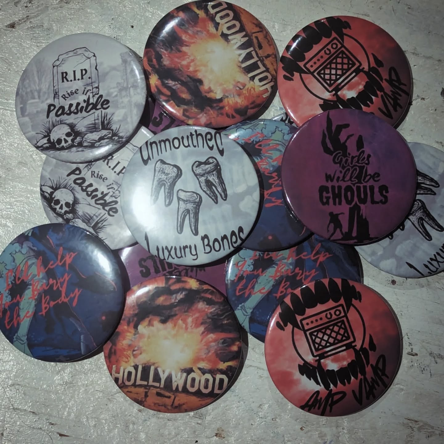 Buttons for days....
Coming to a pop-up near you.... If you're in Seattle this weekend.
Come to @cannonballarts this weekend and check out some diy and alt art goodness.
Haven't been to CannonBall? You don't know what you're missing.
#button #punk #altart #seattle