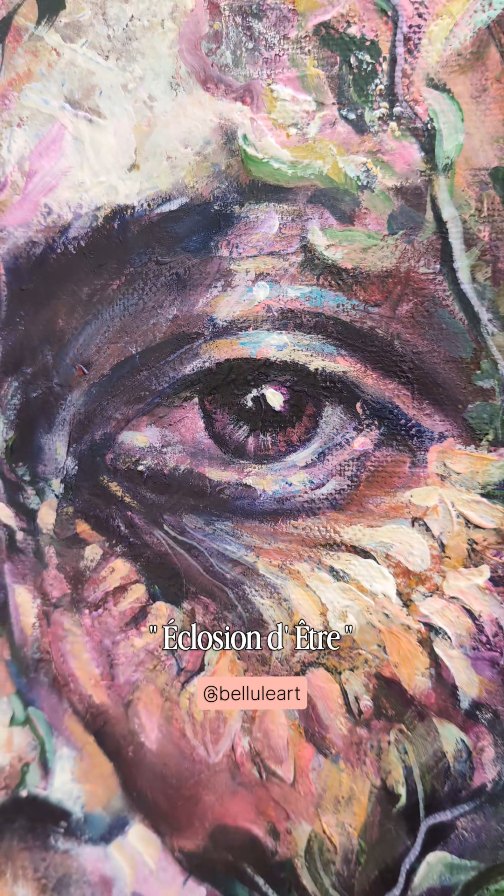 🎨 Dévoilement — nouvelle œuvre : “Éclosion d’être” .
👁️ Quel mot te vient en premier pour cette peinture ?
Portrait de femme : 🌿 fusion humain / végétal, un grand Tout.
Ombre, lumière, ancrage.
Transformation organique : émotion, sensibilité, profondeur.
👉 Voir plus sur @belluleart — abonne-toi pour plus de tableaux sensibles.
🔁 N’hésite pas à partager si le cœur t’en dit.
#portraitvegetal #portraitfemme #portraitpainting #artreel #figurativepainting