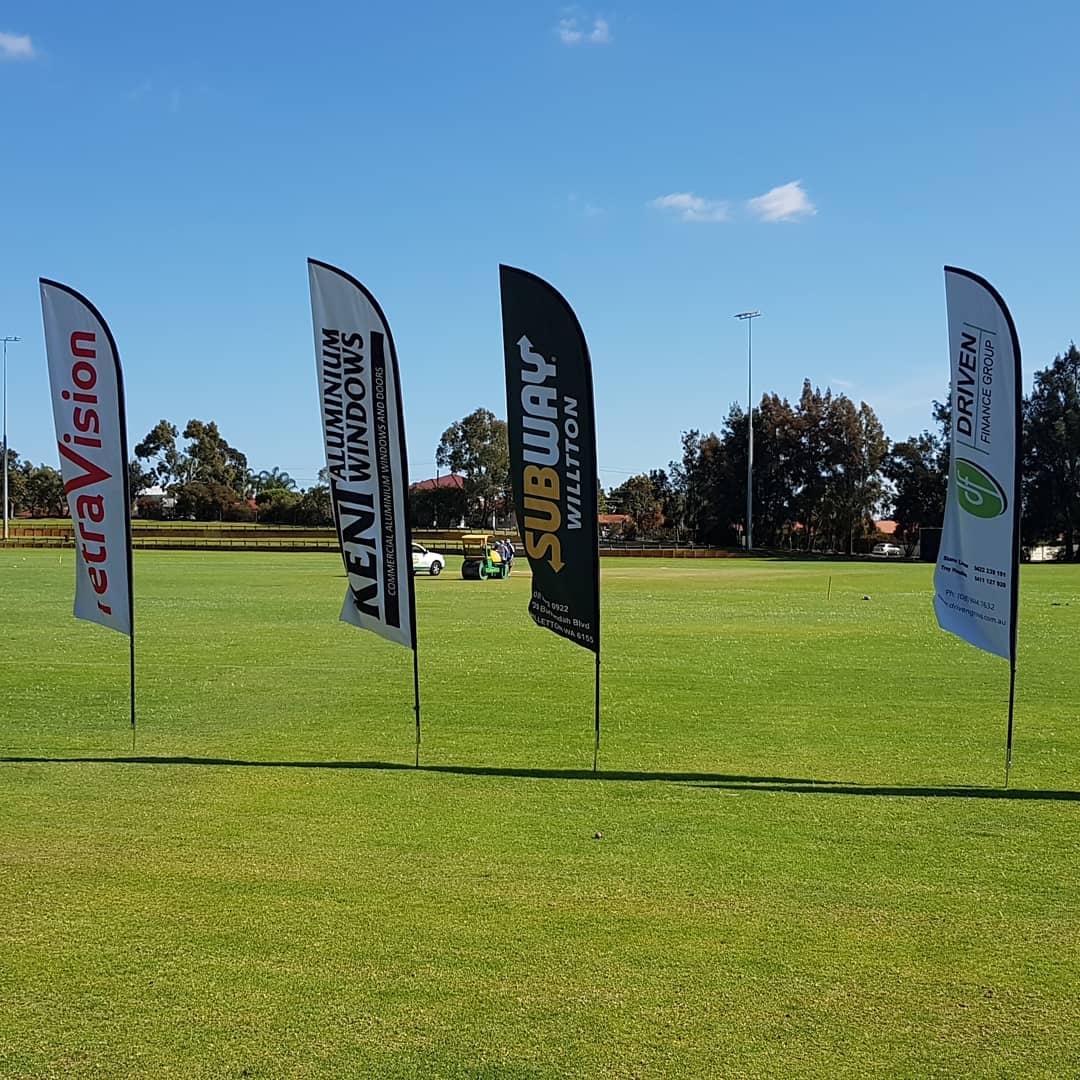 Here shows our Medium double sided beach flags and ground spike used to display sponsors at @willetton_dragons cricket club. Which we have come onboard as a sponsor this season.
#promotion #banners #flags #willetton #localbusiness #local #perth #westernaustralia #sponsor #support #GoDrags