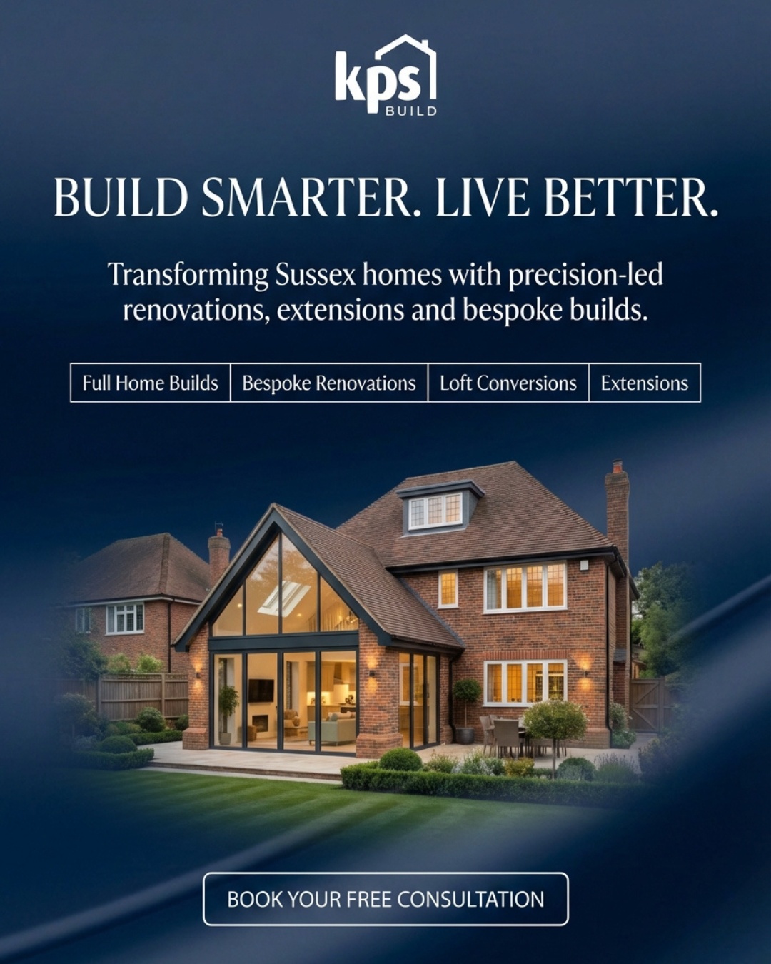 Did you know poor planning can add thousands to your renovation? 😳 Build smarter. Live better. 🏡✨
At KPS Build, we transform Sussex homes with precision-led renovations, bespoke extensions and full home builds — delivered with clear pricing, expert project management and spotless workmanship. 🔨📐 No vague quotes. No delays. Just trusted results.
From kitchen extensions and loft conversions to complete ground-up builds, our NICEIC-approved team brings 50+ years of combined experience and an 85% referral rate to every project. ⚡🏗️ That’s Precision Construction. Trusted Delivery. Local Expertise.
Planning a renovation in West Sussex? Save this for later 📌 and tag someone who needs a reliable builder. 👇
Book your Free Consultation today and start building smarter. 🚪✨
#KPSBuild #BuildSmarterLiveBetter #WestSussexHomes #SussexBuilder #HomeRenovationUK #HouseExtensions #LoftConversionUK #BespokeBuild #FullHomeBuild #KitchenRenovation