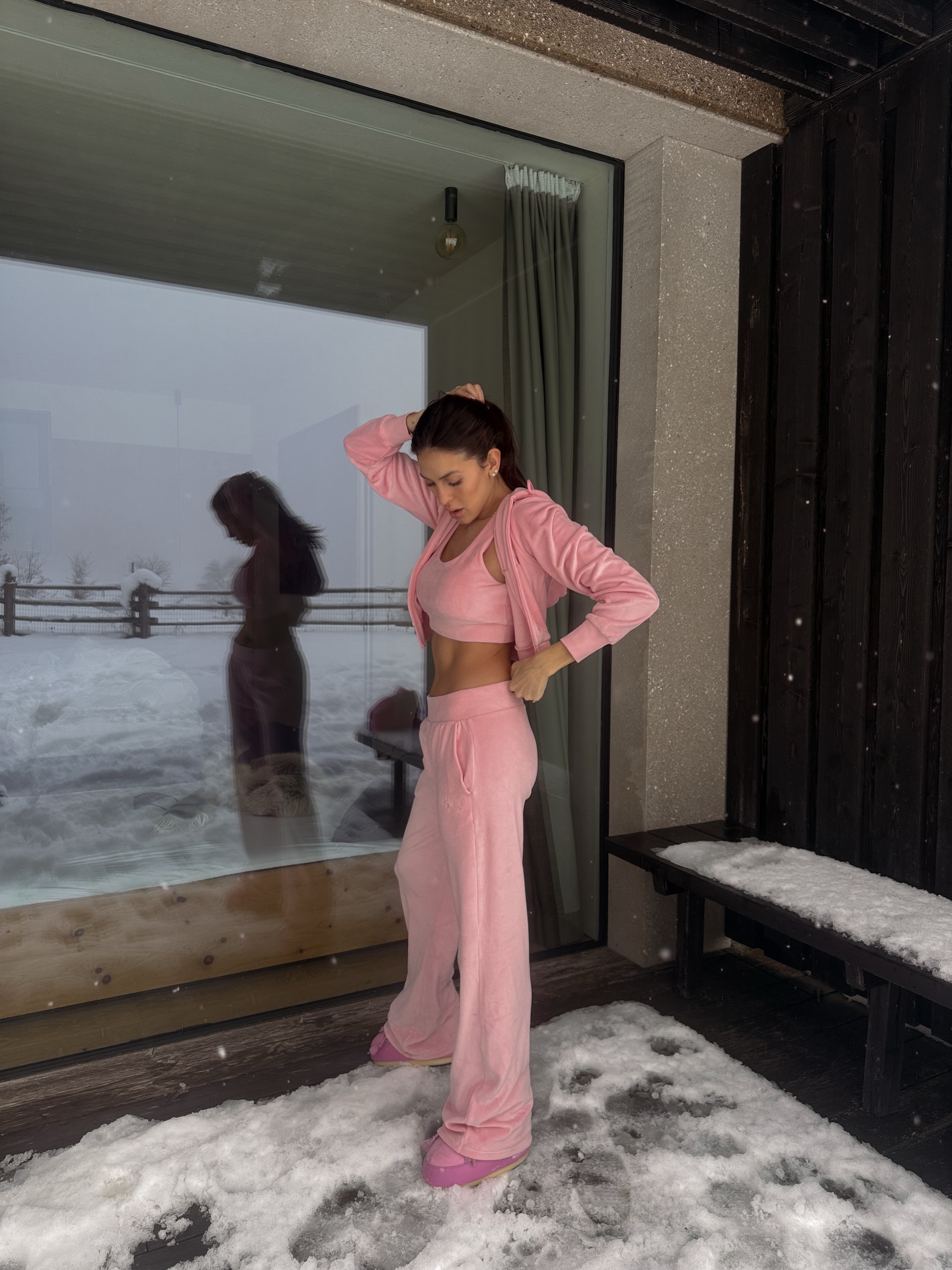 Snowy mornings 🩷❄️