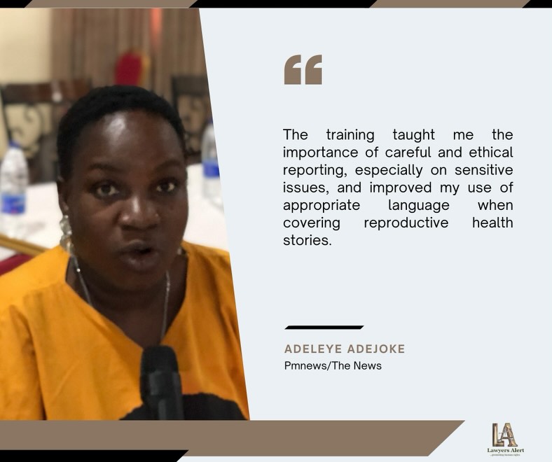 More feedback continues to emerge from participants at the two-day Rights-Based Reporting and Strategic Communication training for journalists in Ogun State, highlighting the programme’s impact and relevance. Participants expressed renewed confidence in their ability to report on reproductive rights issues with accuracy, ethical sensitivity, and professional responsibility.
The training was designed to strengthen participants’ understanding of rights-based frameworks, sharpen strategic messaging skills, and equip media and communication professionals with practical tools to shape narratives that advance accountability, reproductive justice, and meaningful social change.