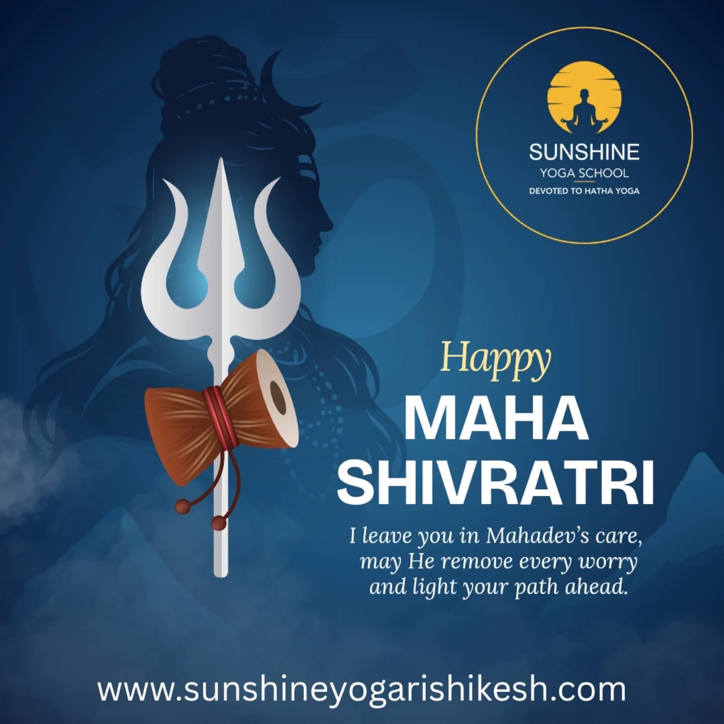 ๐๏ธโจ Happy Maha Shivratri โจ๐๏ธ
On this sacred night of Lord Shiva, may you awaken the inner yogi within you.
May Shiva bless you with peace, strength, clarity, and spiritual transformation.
Let us honor this powerful night through meditation, breath, and stillness the true path of yoga.
Join us at Sunshine Yoga School, Rishikesh, to deepen your connection with your inner self.
Om Namah Shivaya ๐
www.sunshineyogarishikesh.com
#Mahashivratri #OmNamahShivaya #SunshineYogaSchool #YogaInRishikesh #SpiritualAwakening LordShiva