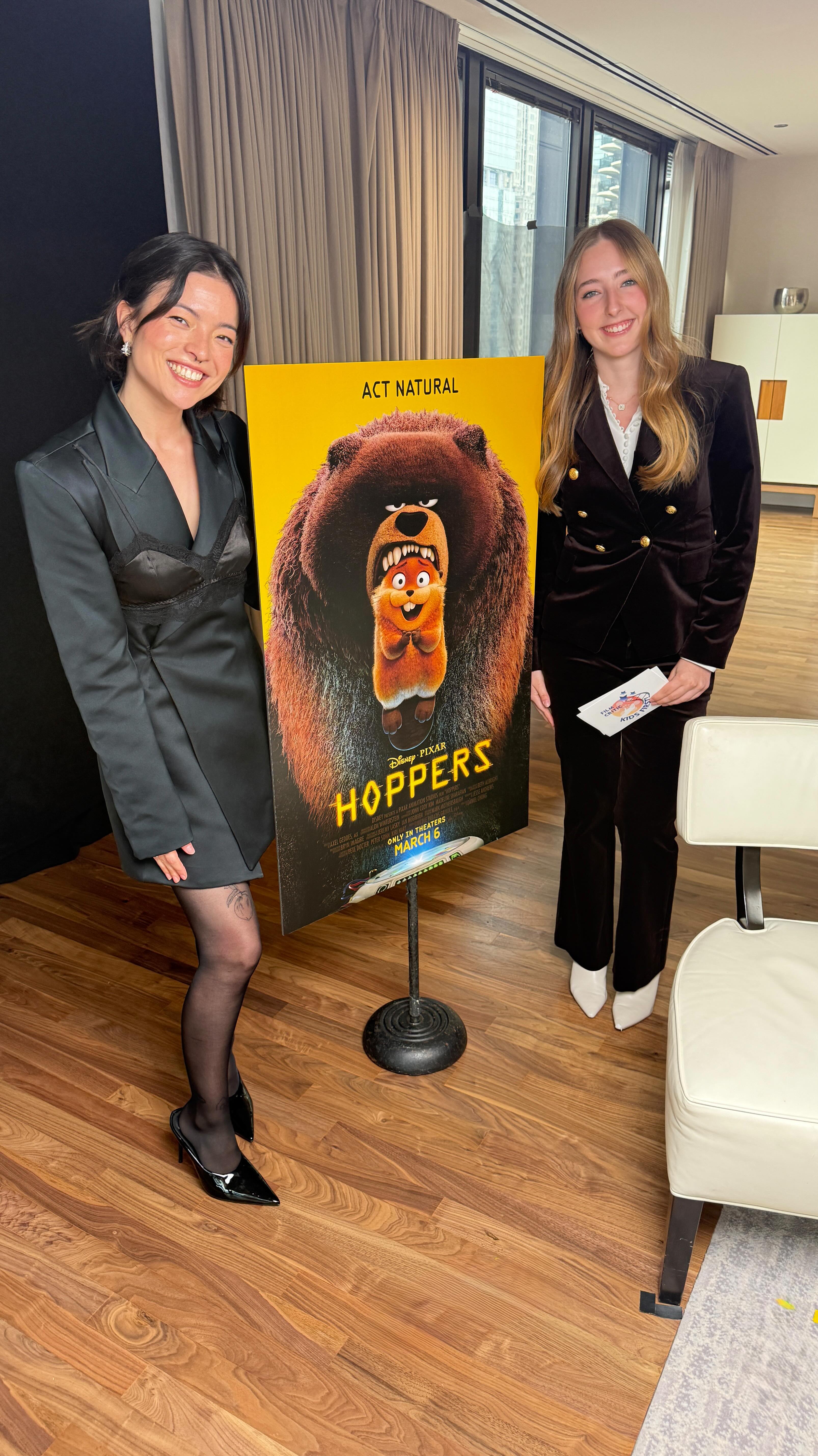 Wrapping up an amazing Winter ❄️ Break with #pipercruda. @pippiphooray1 VOICES 🦫 MABEL in the new @disney @pixar 🎥 HOPPERS. #hoppers is arriving in Theaters MARCH 6th! 🎤 The INTERVIEW will be out soon on the Kids First! YouTube Channel @kidsfirstcoming_attractions @kataroundtown
Also be sure to watch the new “Hop On” music video by singer | songwriter @Jnglez 🌸
https://youtu.be/PqdfI2u8ALU?si=mScQ2PZ3Sqy8O4vgh
#kataroundtown #kidsfirstcoming_attractions #interview