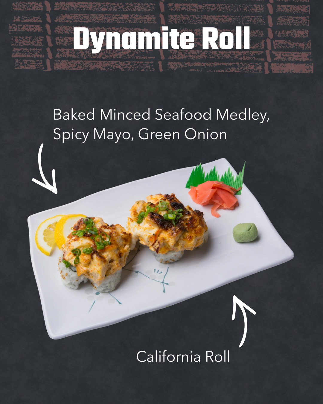Introducing the Dynamite Roll 💥
This roll consists of a California roll topped with a baked seafood medley, spicy mayo, and green onion for a savory twist on a crowd favorite!
New available for order in-store and online!
#oneworldmarketindy #japanesegroceries #bestofindy #japanesemarket #indyrestaurants #japanesemarket #sushi #bestsushi #indyrestaurants