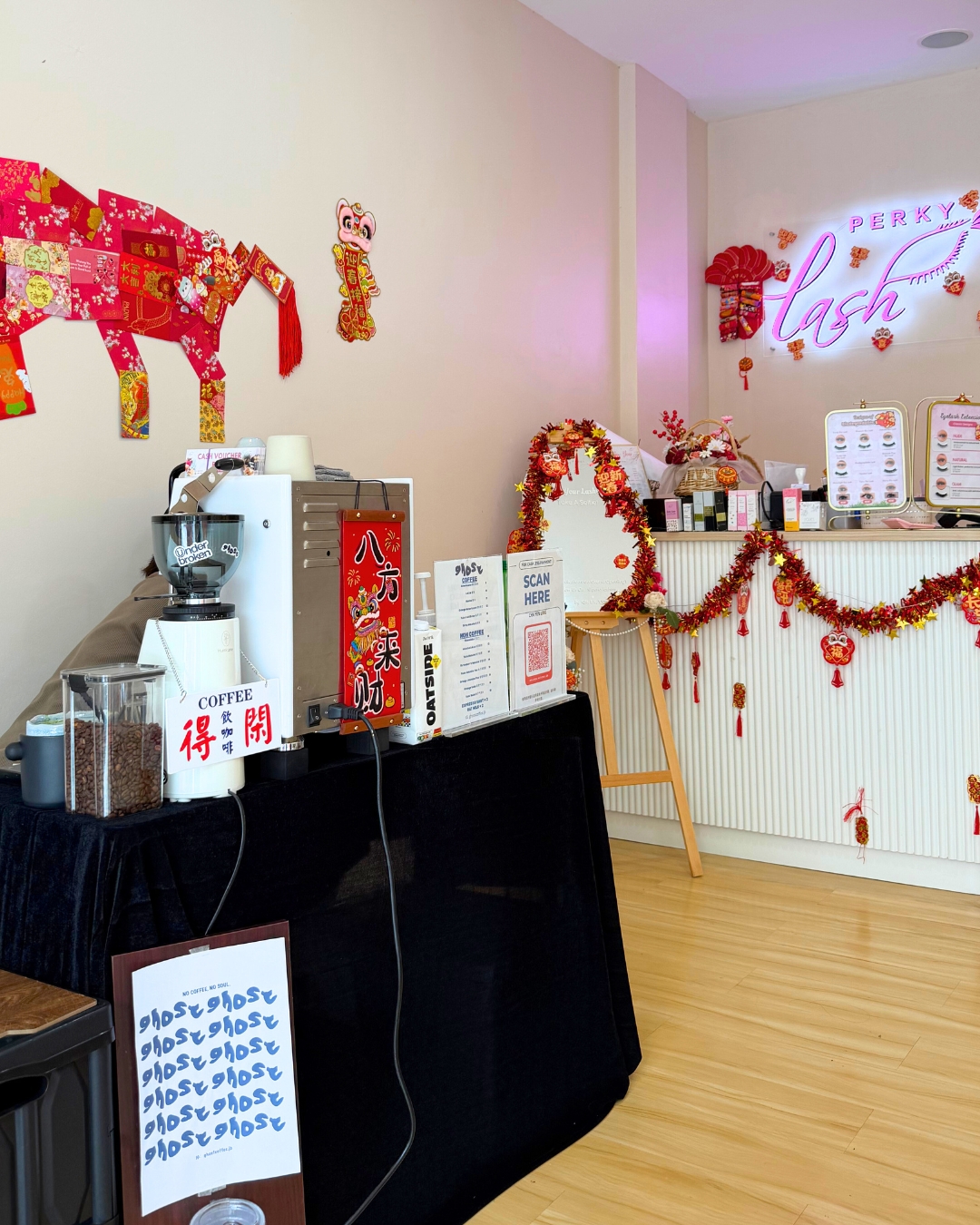 Perky Lash JB X Ghost Coffee (7 Feb-8 Feb 2026) has officially ended!
Thank you to everyone who dropped by to support our pop-up 💖 We hope you enjoyed the drinks and the little surprise we prepared for you!
We’re doing another exclusive pop-up for our customers again this weekend (14 Feb-15 Feb), so stay tuned for the details! 😍☕💝
#perkylash