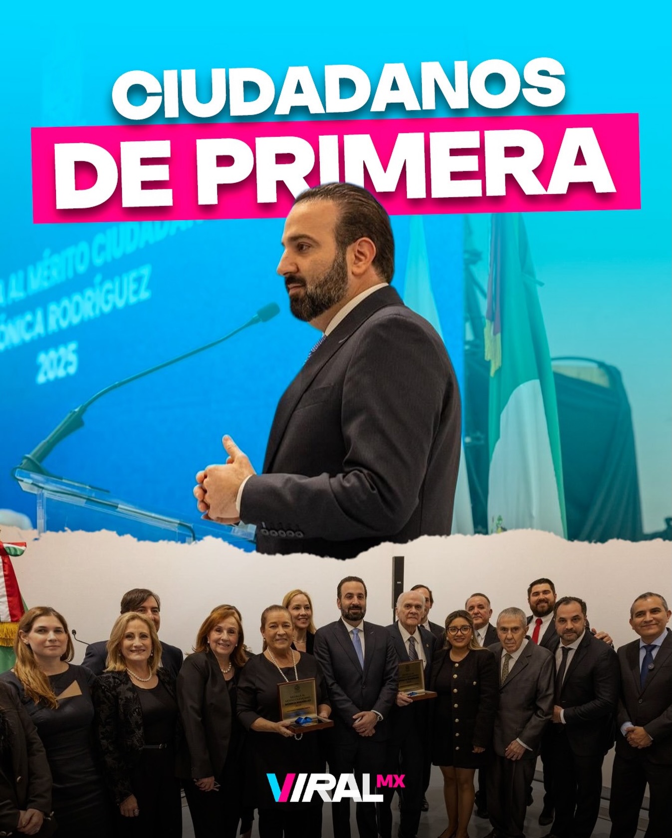¡BRAVO! 👏🏻🚀 El alcalde @mauriciofarah_ llevo a cabo la entrega del máximo reconocimiento por parte del Municipio de #SanPedro al entregar la Medalla al mérito ciudadano “Mónica Rodríguez” a los ciudadanos por sus contribuciones a la comunidad. #ViralMx