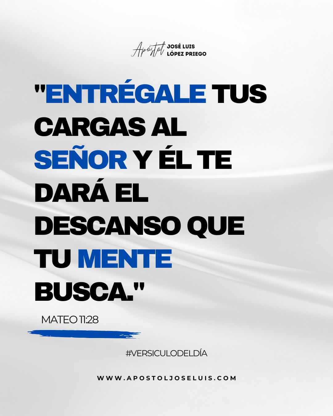 🕊️✨ ¿Sientes que el peso del mundo te agobia? ¡Es hora de soltar esas cargas! 🙌 Entrégalas al Señor y encuentra la paz que anhelas. 💖💕 "Y Él te dará el descanso que tu mente busca." 🙏
Mensajes, Enseñanzas y más en
>> www.apostoljoseluis.com <<
#apostoljoseluis #bendiciones #god #Dios #gospel #evangelio #cristianos #yosoyngi #ngiglobal #sanidad #perdon #blogcristiano #enseñanza #mexico #familia #generaciones #palabradedios #vision #ApostolJLLP #FeEnDios #TransformaciónDivina #NuevaVida #avivamiento2025