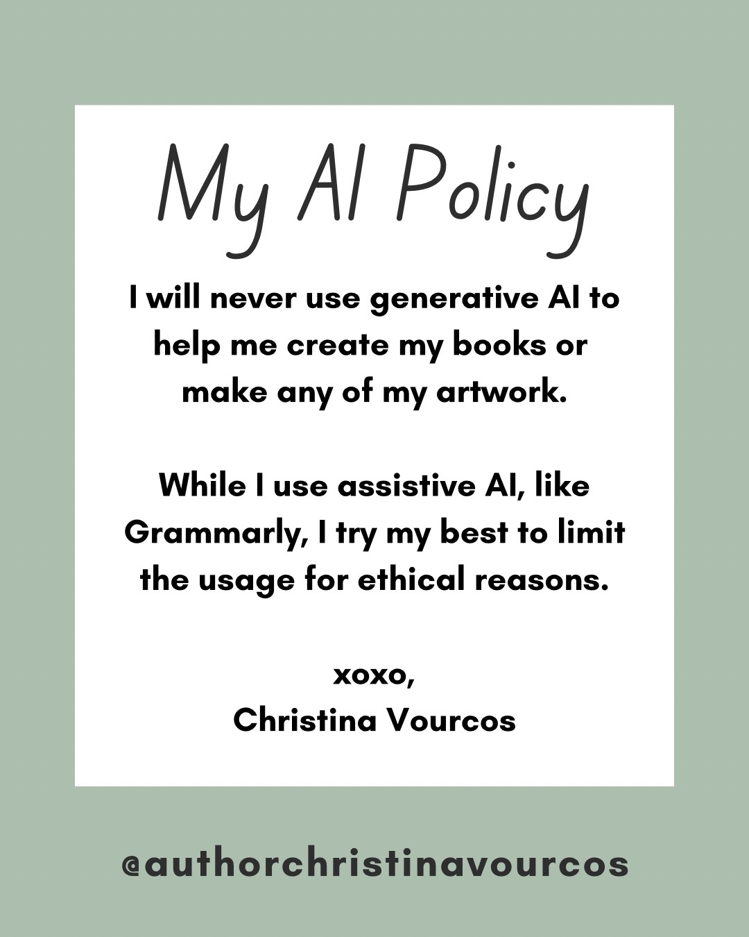 With AI showing up everywhere, I wanted to let you know my stance. I don’t use any form of generative AI in my writing or artwork. I value human creativity and art. Everything you see from me is created by myself and support by others, like you. 📚📖🖋️🎨🖌️
Find my fiction and poetry books through Amazon or by request through your local bookstore. Subscribe to my free newsletter through my website to stay updated beyond my social media. Gracias por tu apoyo! 💚💙