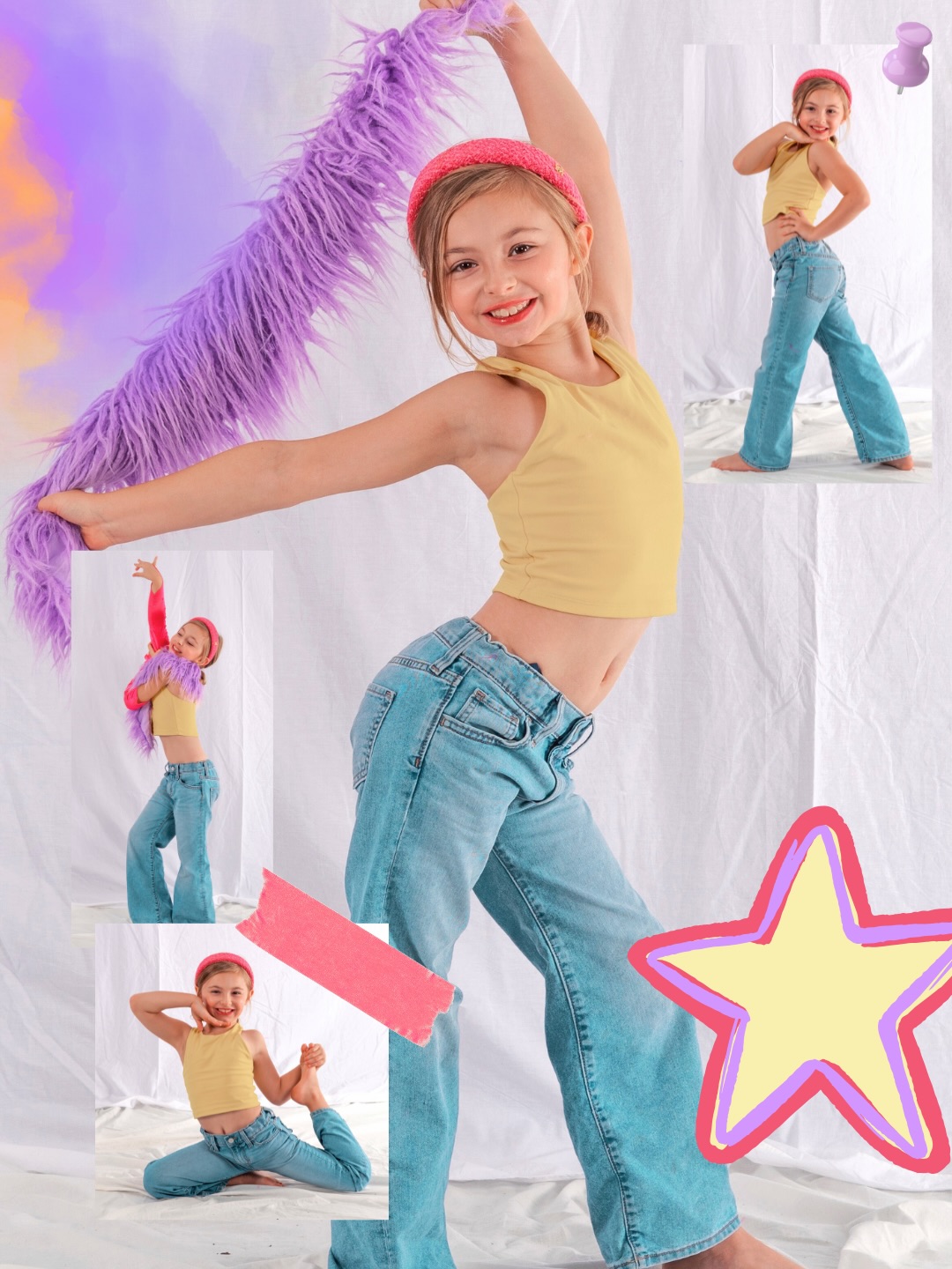 mini & jr slay for your sunday 🦋🧸🌷🍭