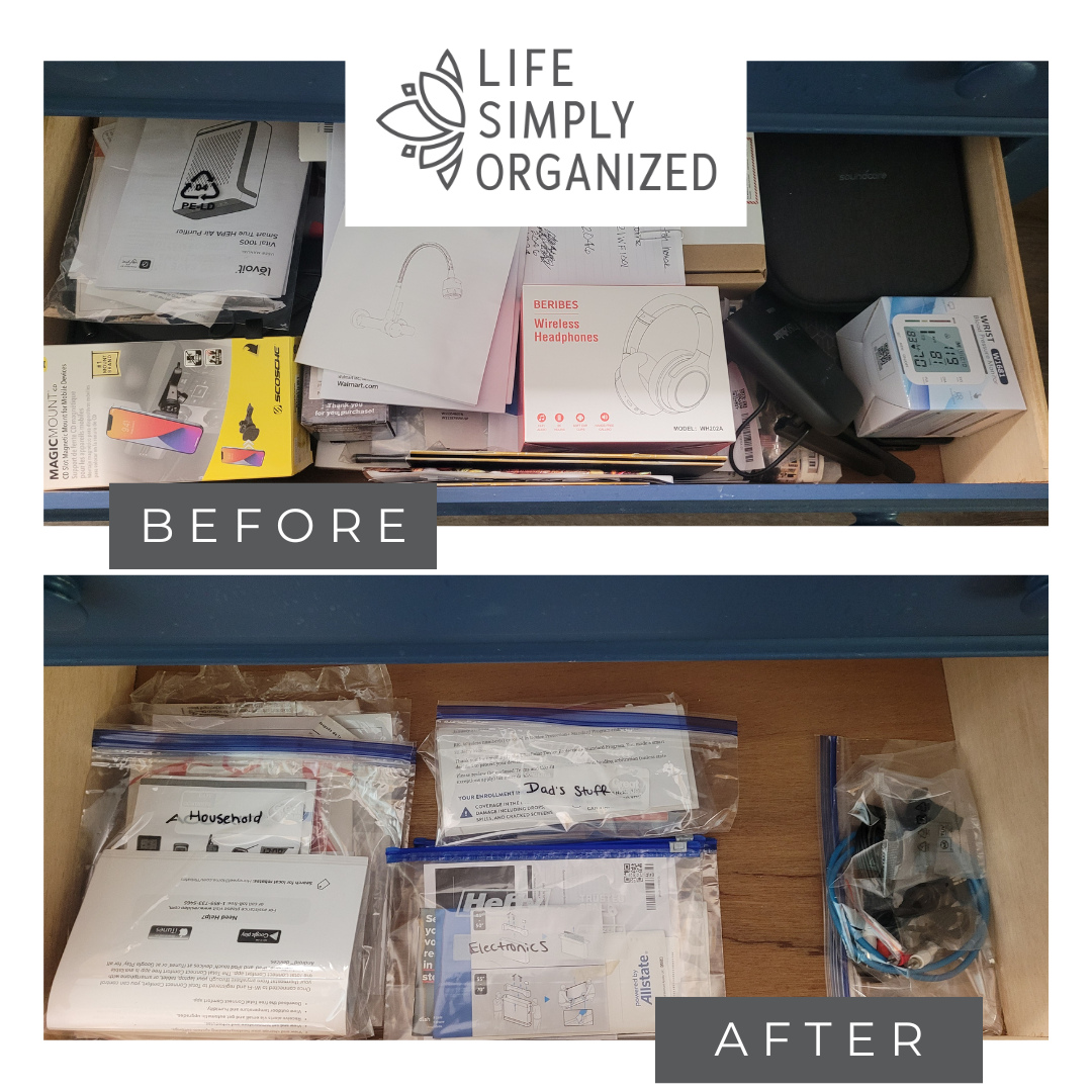 Proof you don’t need fancy containers to get organized. 👏
This junk drawer went from paper chaos to simple, functional calm — using items they already had at home. We sorted everything by person and slipped each category into labeled gallon bags. That means no more digging, no more mixed-up papers, and no more “Where did that go?!” moments.
Sometimes the best organizing hack isn’t buying more… it’s using what you already own in a smarter way. ✨
#beforeandafter #organizedhome #junkdrawer #homeorganization #declutteryourlife #organizingtips #budgetfriendly #organizedliving #simpleorganization #realhomes #clutterfree #homehacks #practicalorganization #tidyspace #organizingideas