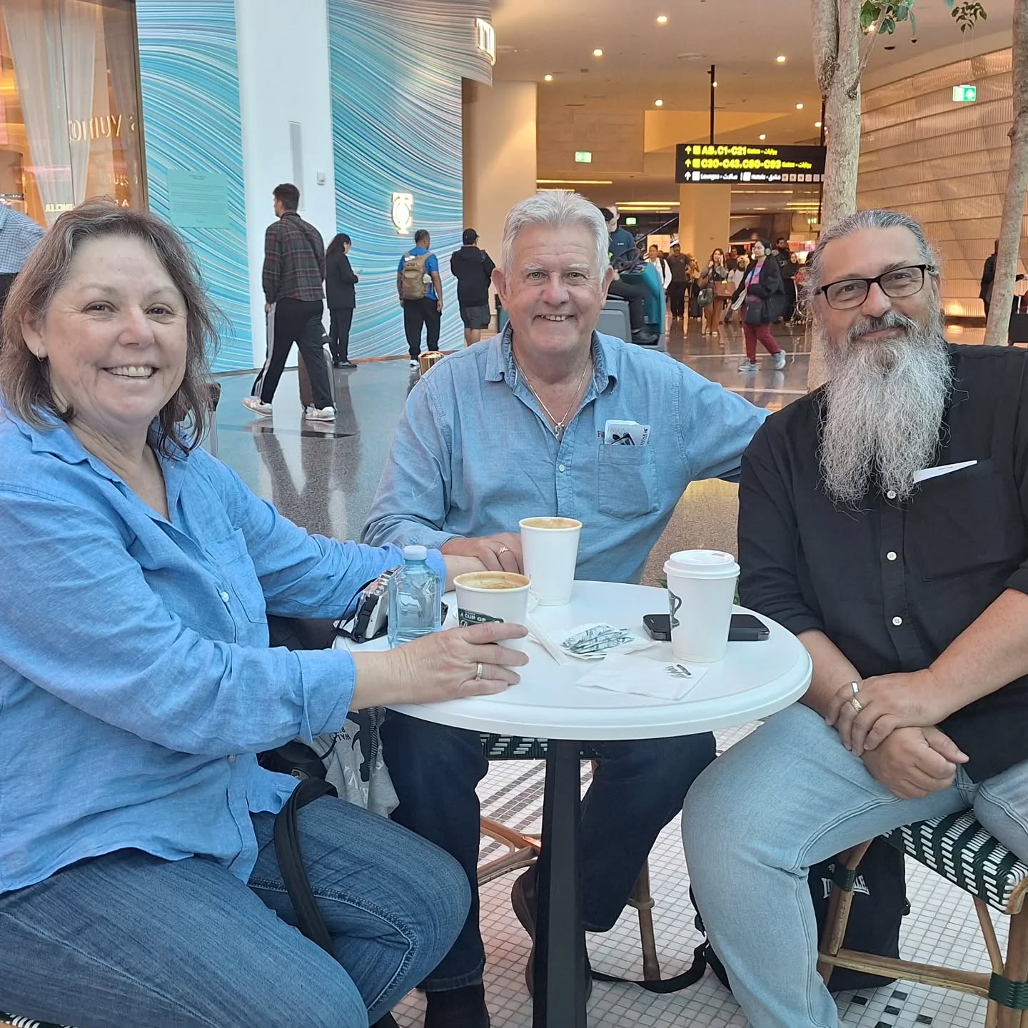 Of course a stop over at Doha