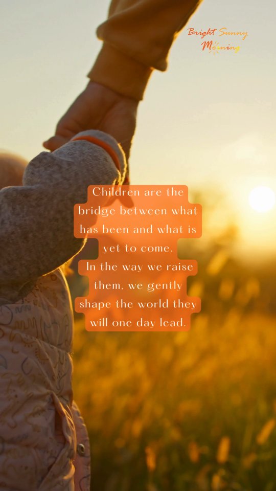 Children are the bridge between what has been and what is yet to come.
In the way we raise them, we gently shape the world they will one day lead.
#mindfulparenting #raisinghumans #intentionalparenting #nextgeneration
#parentingjourney