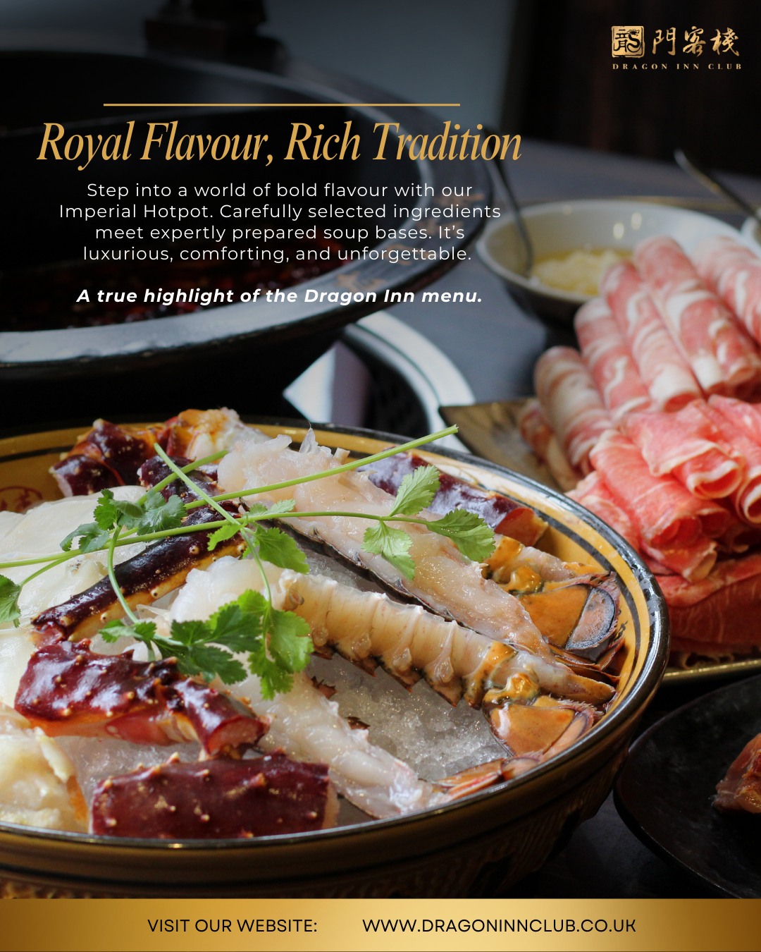 Our Imperial Hotpot is crafted for those who love depth and indulgence. Rich broths and premium ingredients create a truly elevated experience. Every element is designed to impress. Perfect for special occasions and shared feasts.
#Dragoninclub #Sichuan #Sichuanhotpot #dimsum #london #pimilco #londonvictoria #buckinghampalace #chelsea #theatres