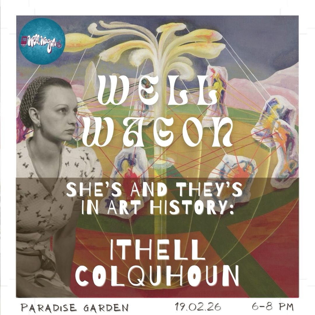 🎨 She’s & They’s in Art History: Ithell Colquhoun
Our sip and paint at @paradisegardencdf is back after a much needed break!
📆 Thursday 19th February
⏰ 6-8
Our session is a beginner friendly painting workshop, learning about the life of Ithell while painting in her style. Every workshop is different, but the cosy vibes stay throughout! 🤲🏽
Come with friends or with yourself, by the end of the session th whole group is chatting away :)
Sliding scale pricing available on Eventbrite- link in bio xx 🚲